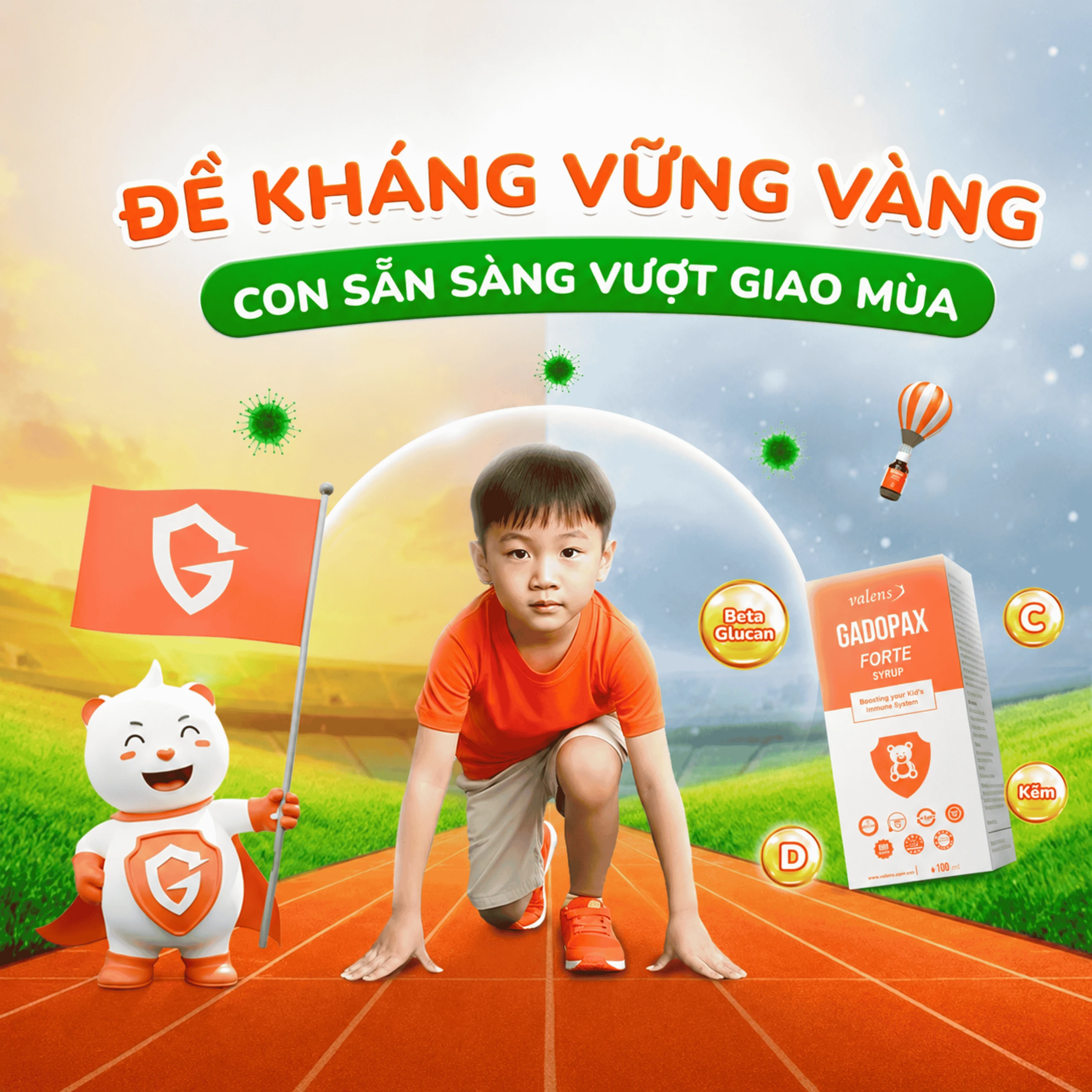 Siro hỗ trợ tăng sức đề kháng Gadopax Forte Valens (100ml) 2