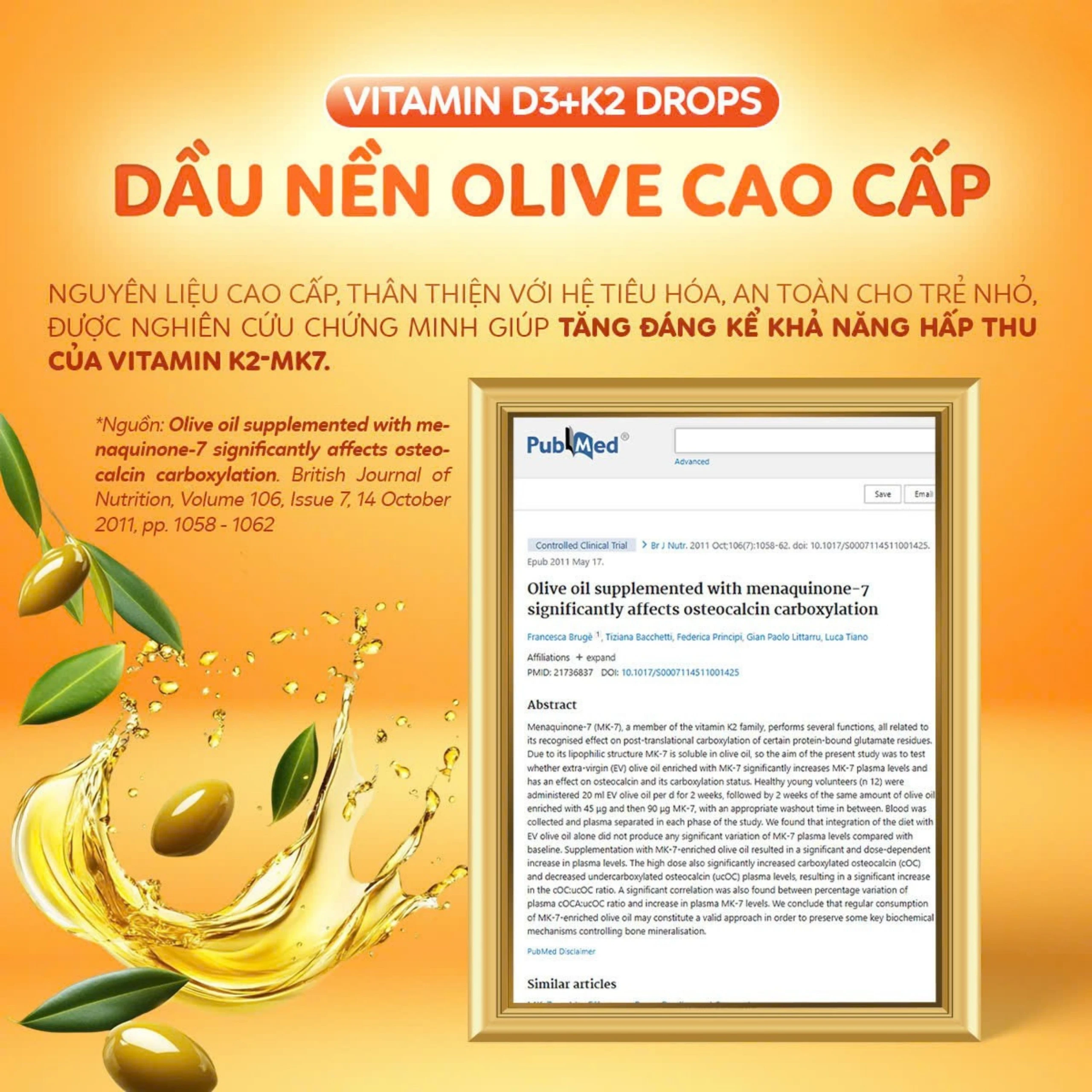 Siro hỗ trợ hấp thu canxi, giúp xương, răng chắc khỏe Nature's Way Kids Smart Drops Vitamin D3+K2 (Hộp 11ml) 7