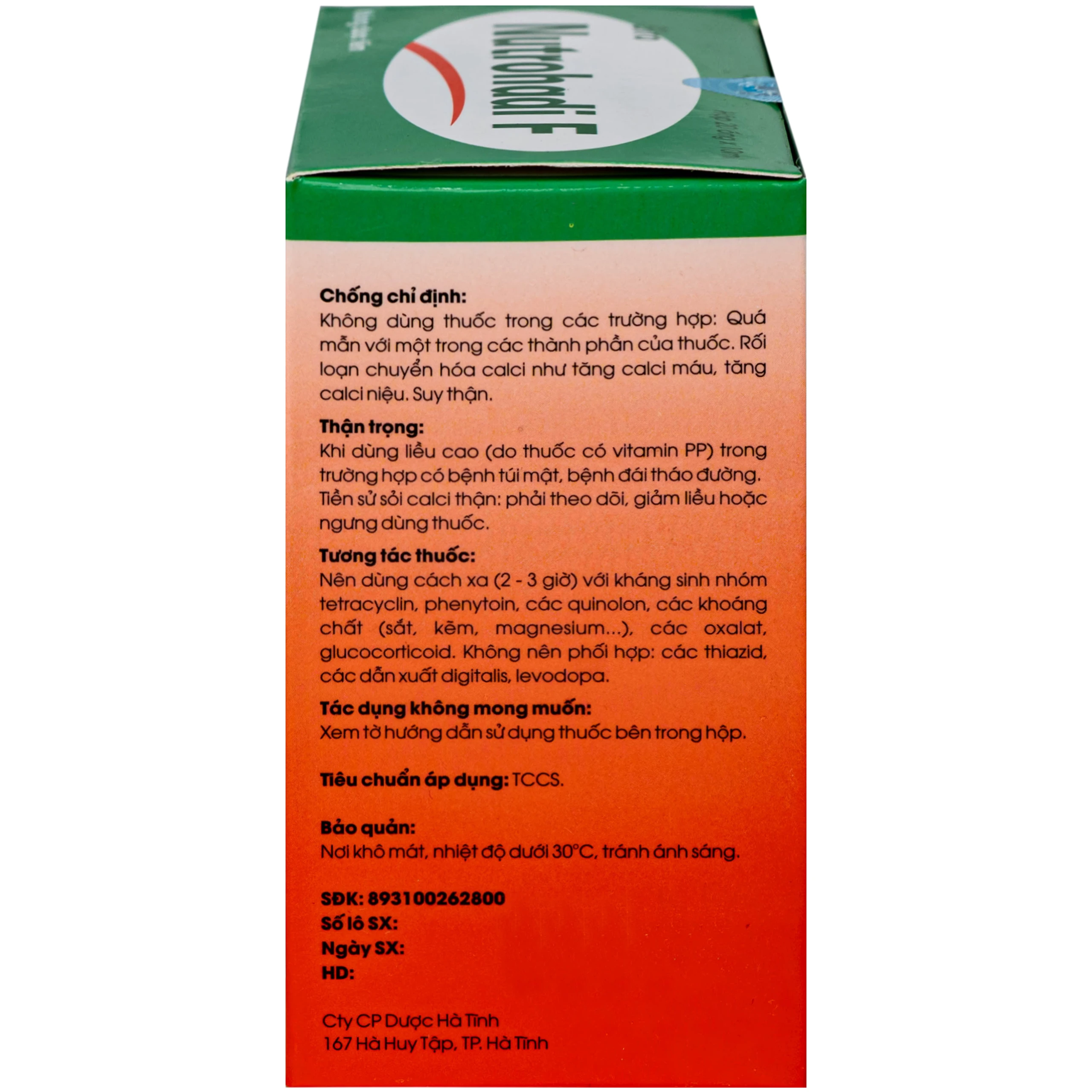 Siro Nutrohadi F bổ sung dinh dưỡng dùng cho trẻ biếng ăn, phòng ngừa thiếu vitamin (20 ống x 10ml) 3