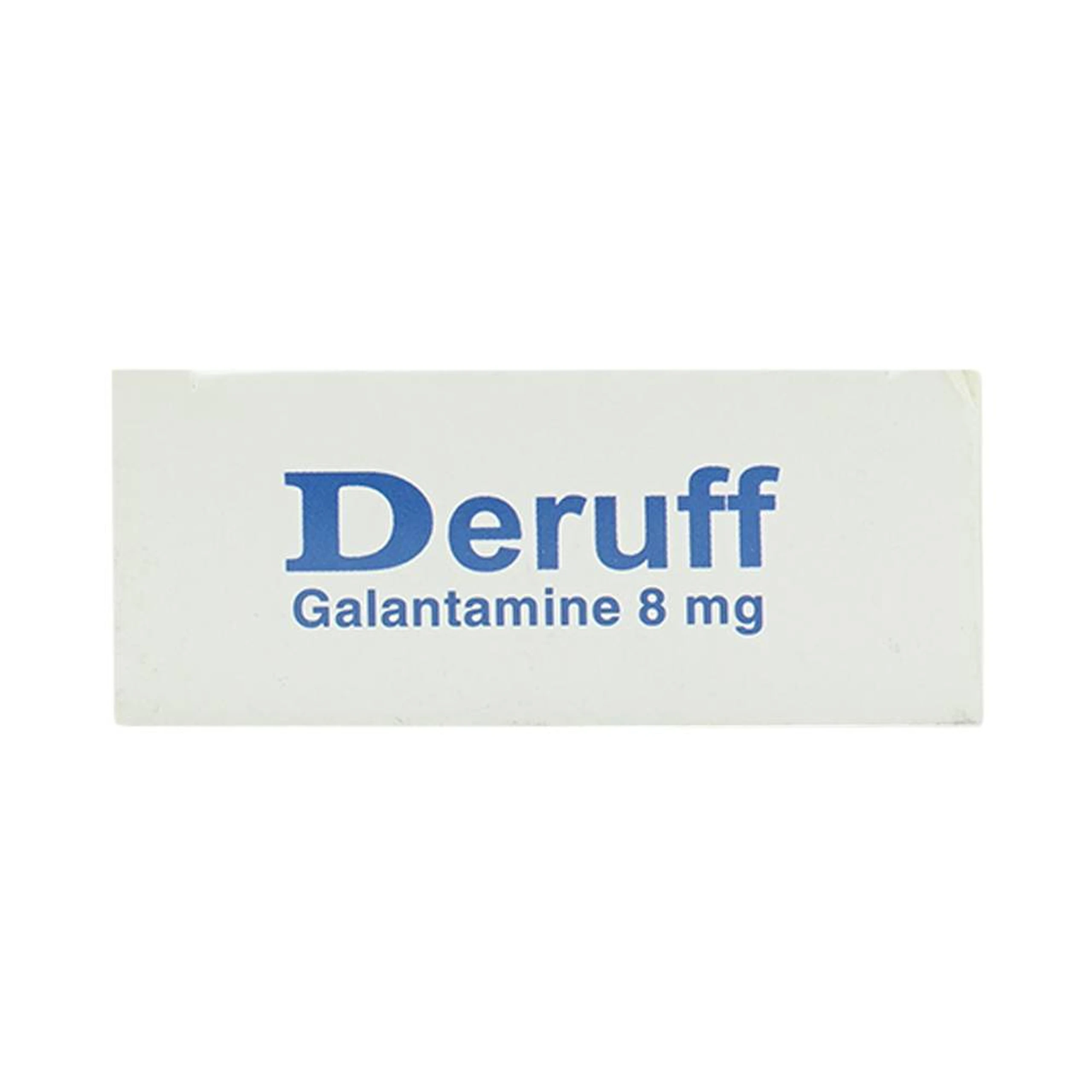 Thuốc Deruff 8mg Davipharm điều trị chứng sa sút trí tuệ từ nhẹ đến trung bình (4 vỉ x 7 viên)