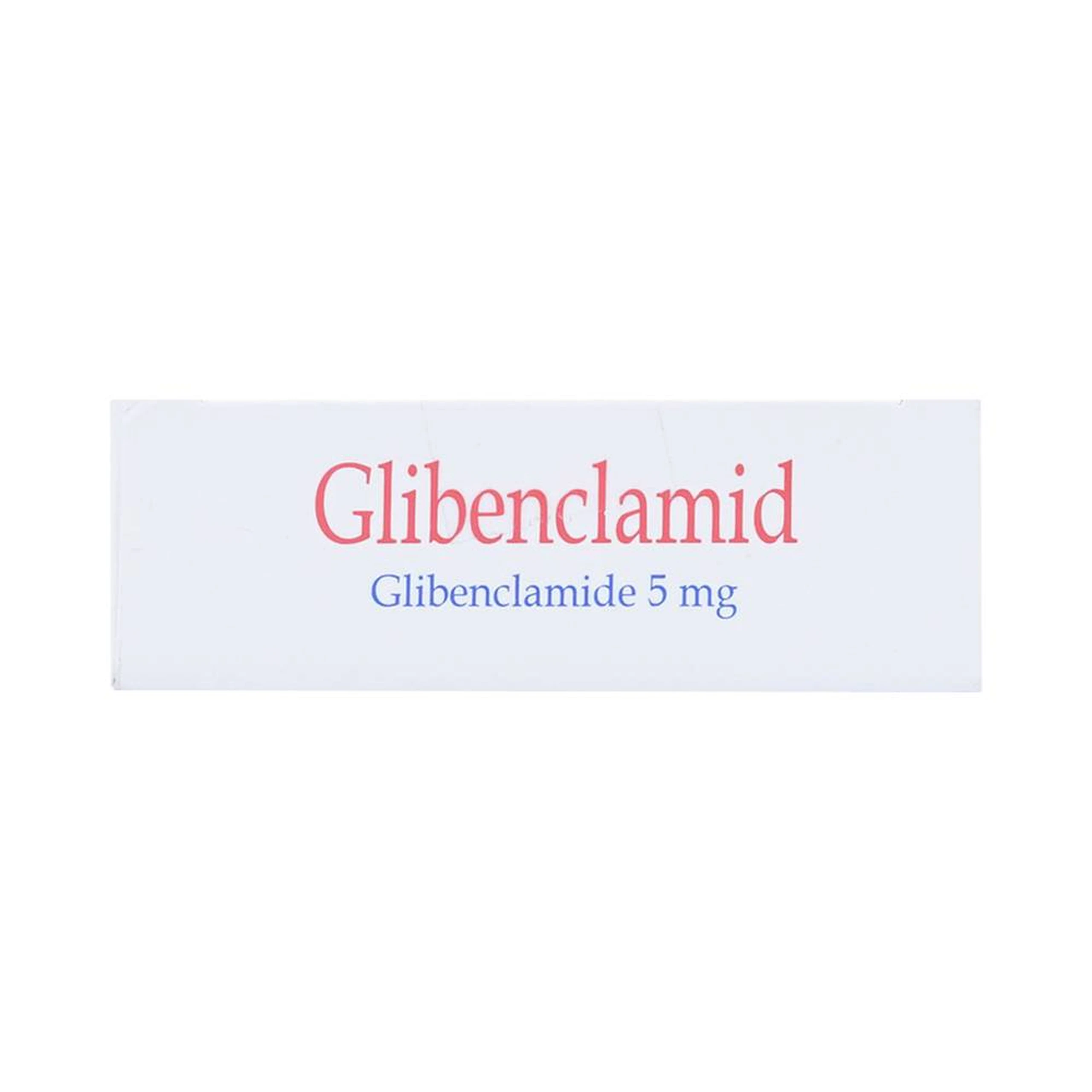 Thuốc Glibenclamid Domesco điều trị đái tháo đường không phụ thuộc insulin típ 2 (5 vỉ x 20 viên)