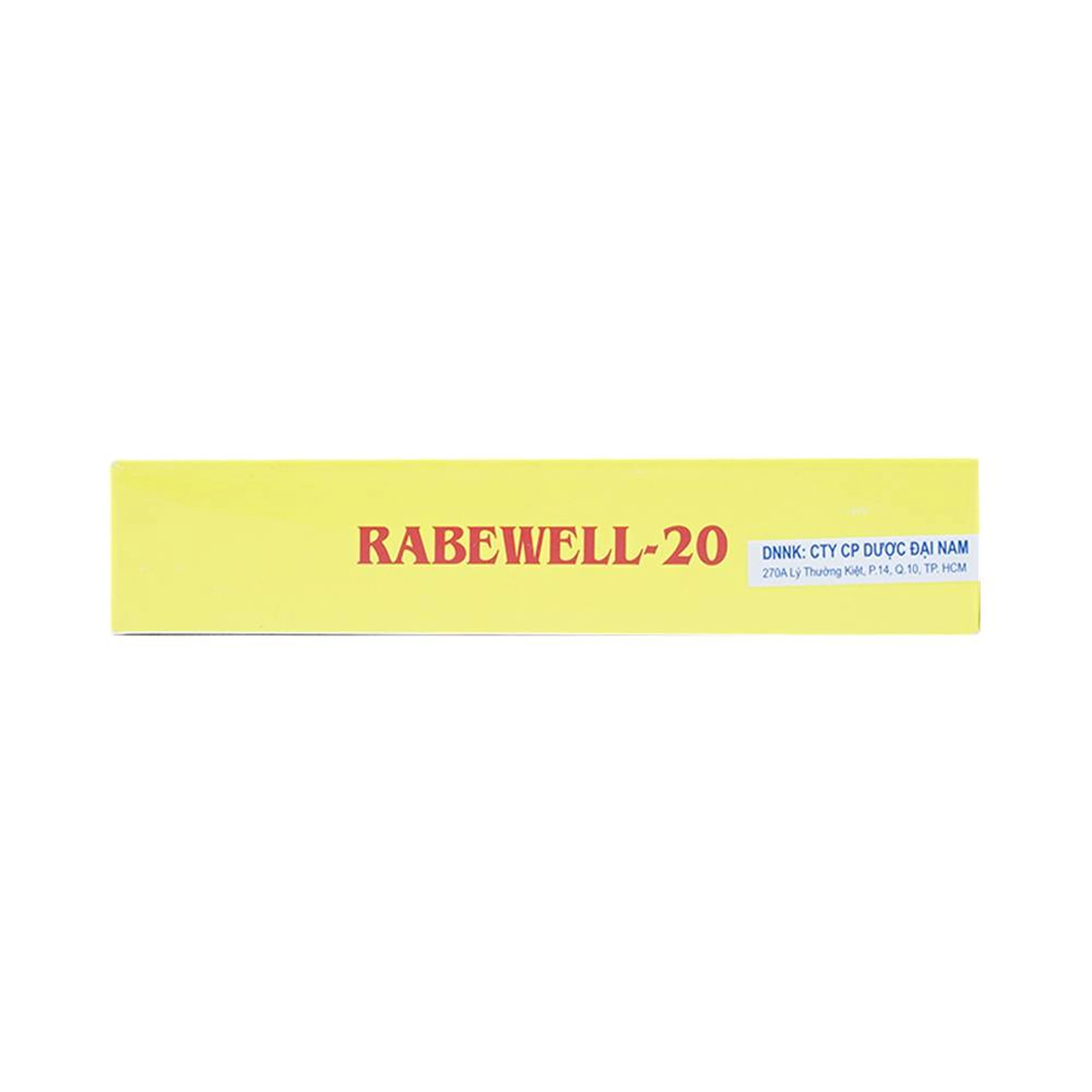 Thuốc Rabewell 20mg Madras Pharm điều trị trào ngược dạ dày (3 vỉ x 10 viên)