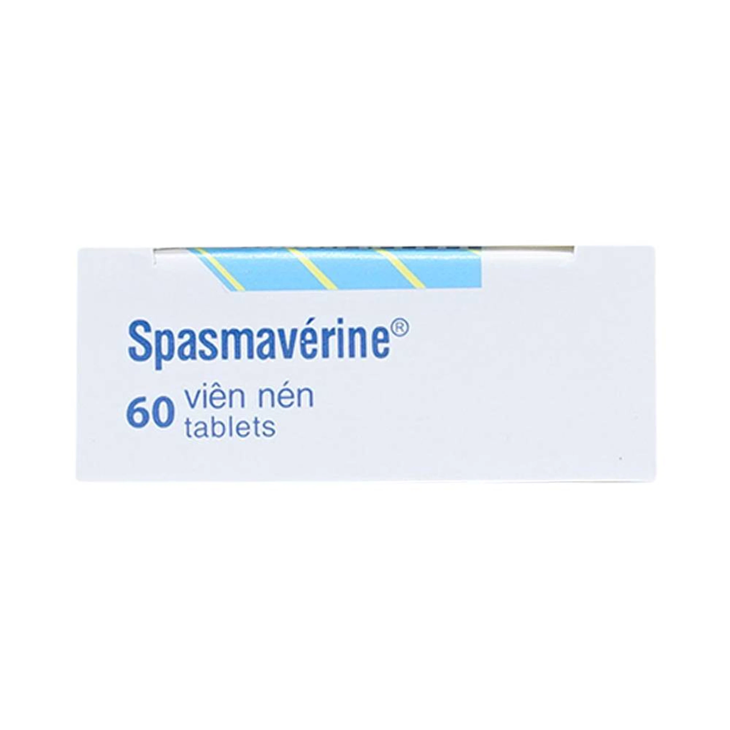 Thuốc Spasmavérine Sanofi điều trị triệu chứng đau do co thắt cơ trơn (3 vỉ x 20 viên)