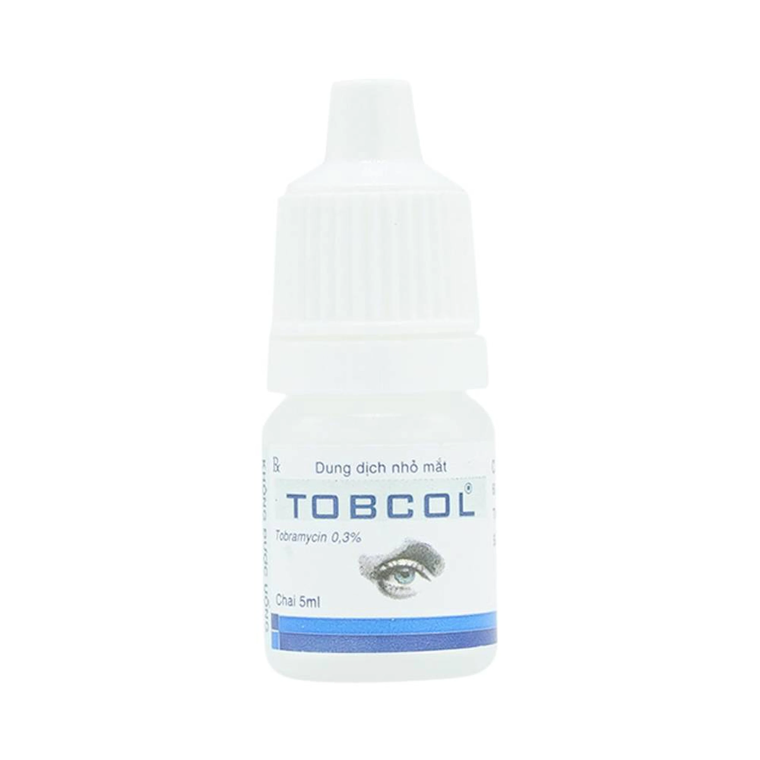 Thuốc nhỏ mắt Tobcol Dược 3-2 điều trị viêm mi mắt, viêm kết mạc (5ml)