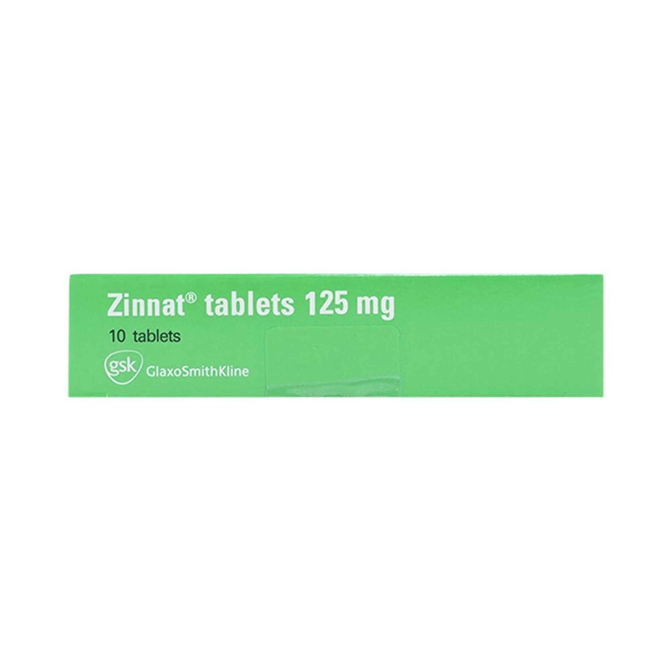 Thuốc Zinnat tablets 125mg GSK điều trị các chứng nhiễm khuẩn (1 vỉ x 10 viên)