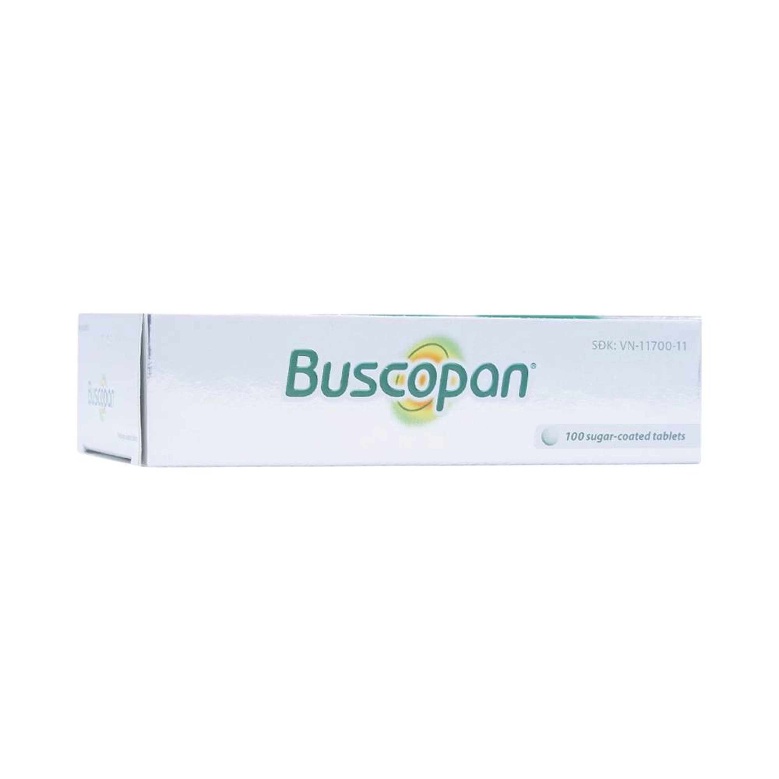 Thuốc Buscopan Boehringer giảm co thắt cơ trơn đường sinh dục, tiết niệu, đường tiêu hóa (5 vỉ x 20 viên)