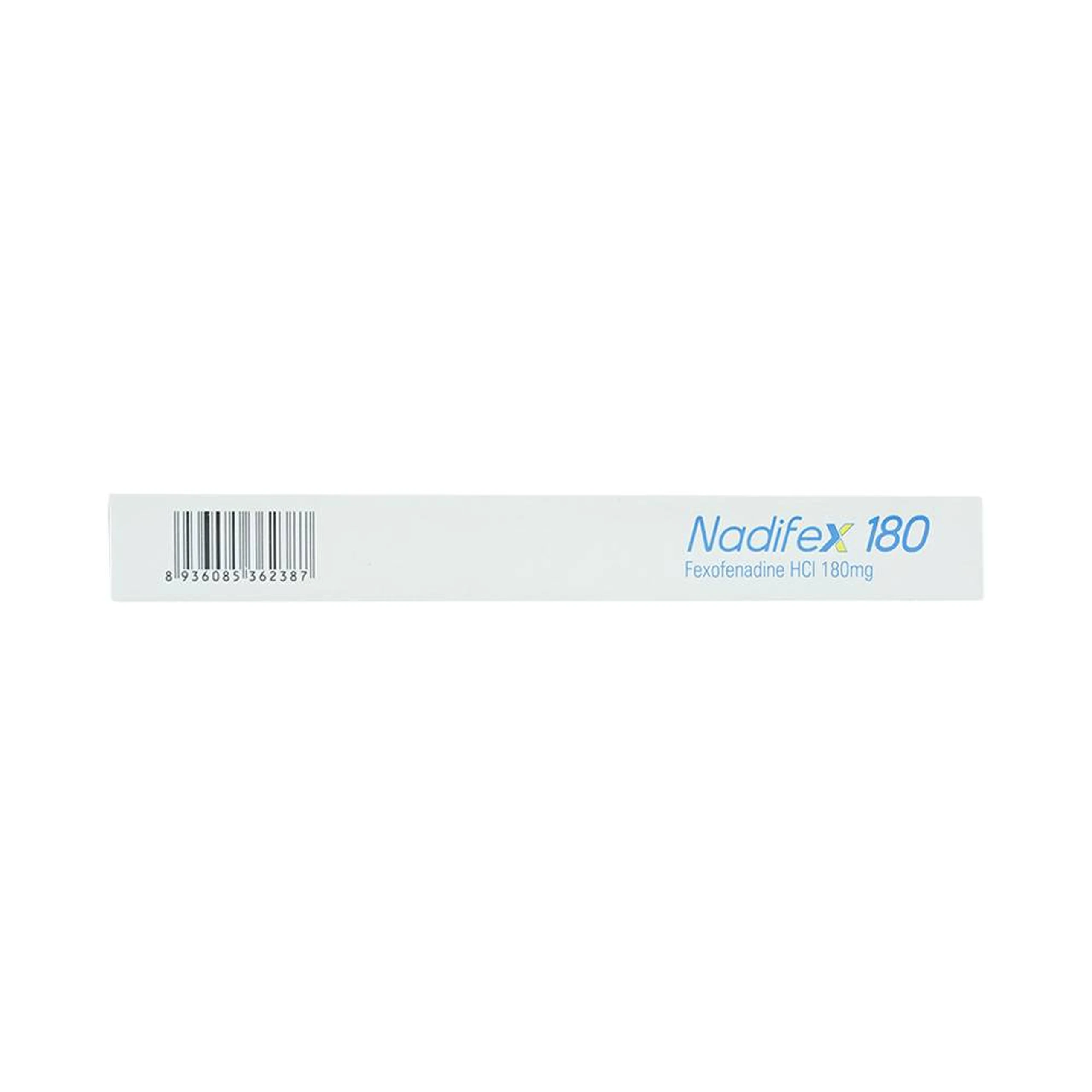 Viên nén Nadifex 180 USP giảm viêm mũi dị ứng, hắt hơi, chảy mũi (1 vỉ x 10 viên)