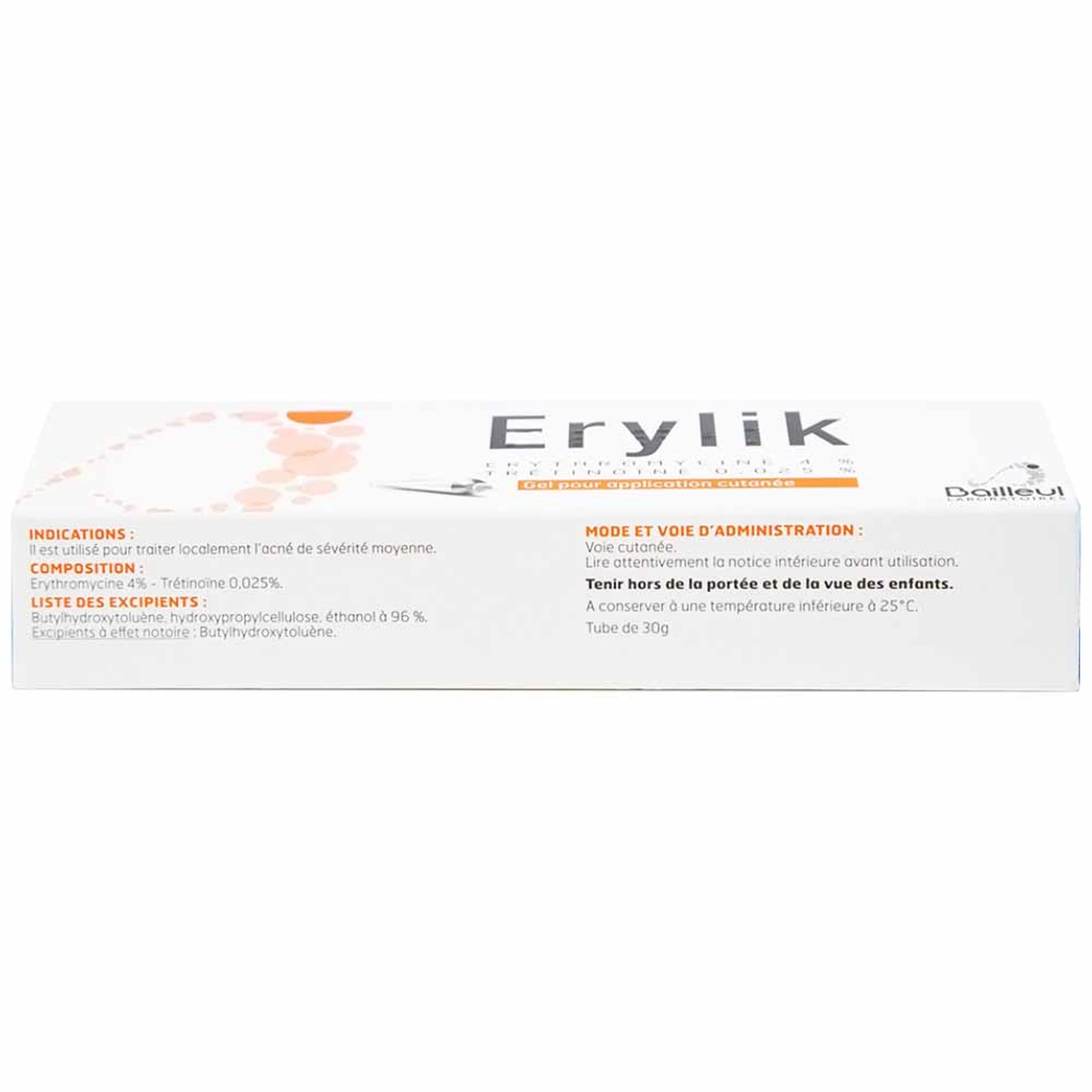 Gel bôi ngoài da Erylik điều trị tại chỗ mụn trứng cá mức độ trung bình (30g)