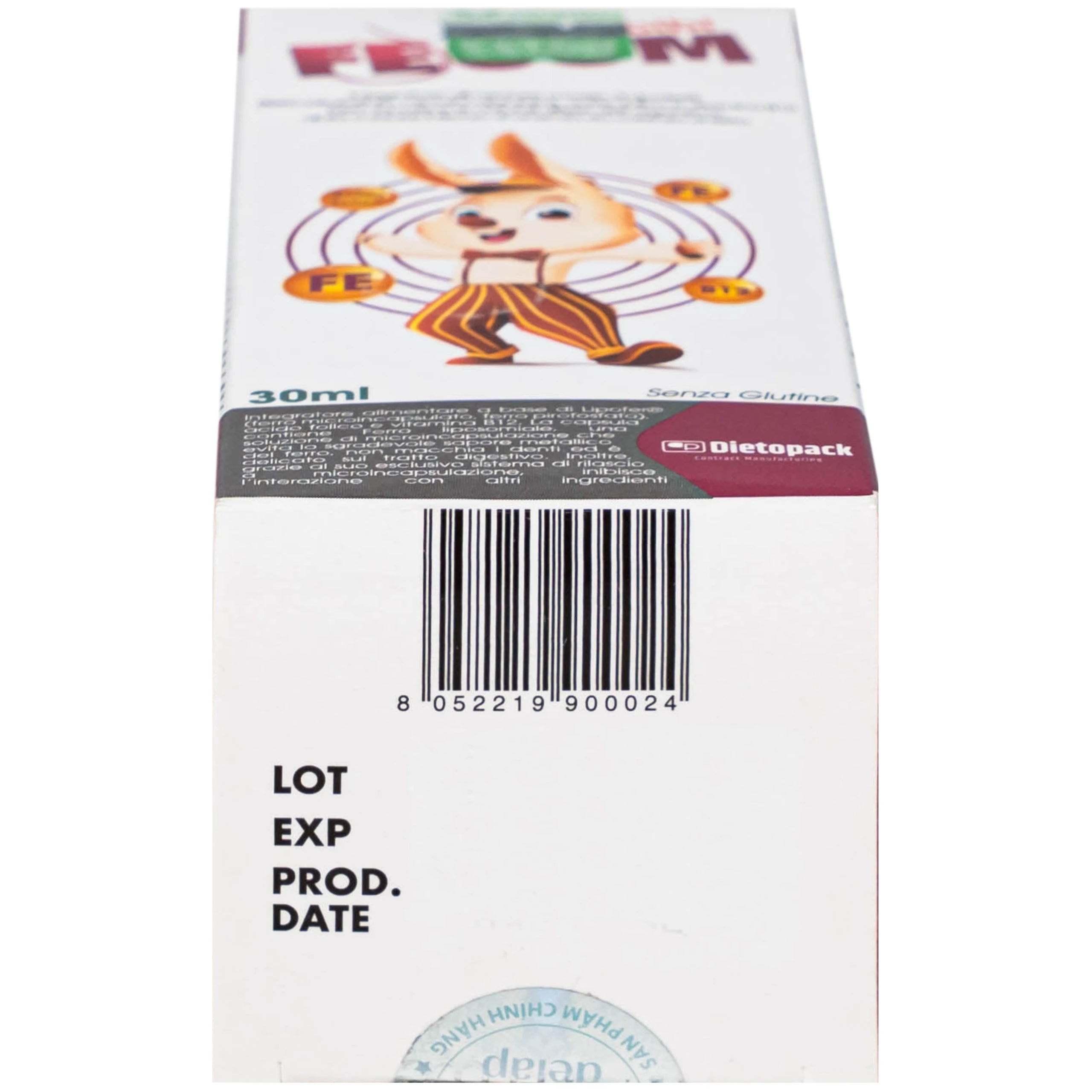 Siro hỗ trợ tạo máu Smartbibi Fesom (30ml)