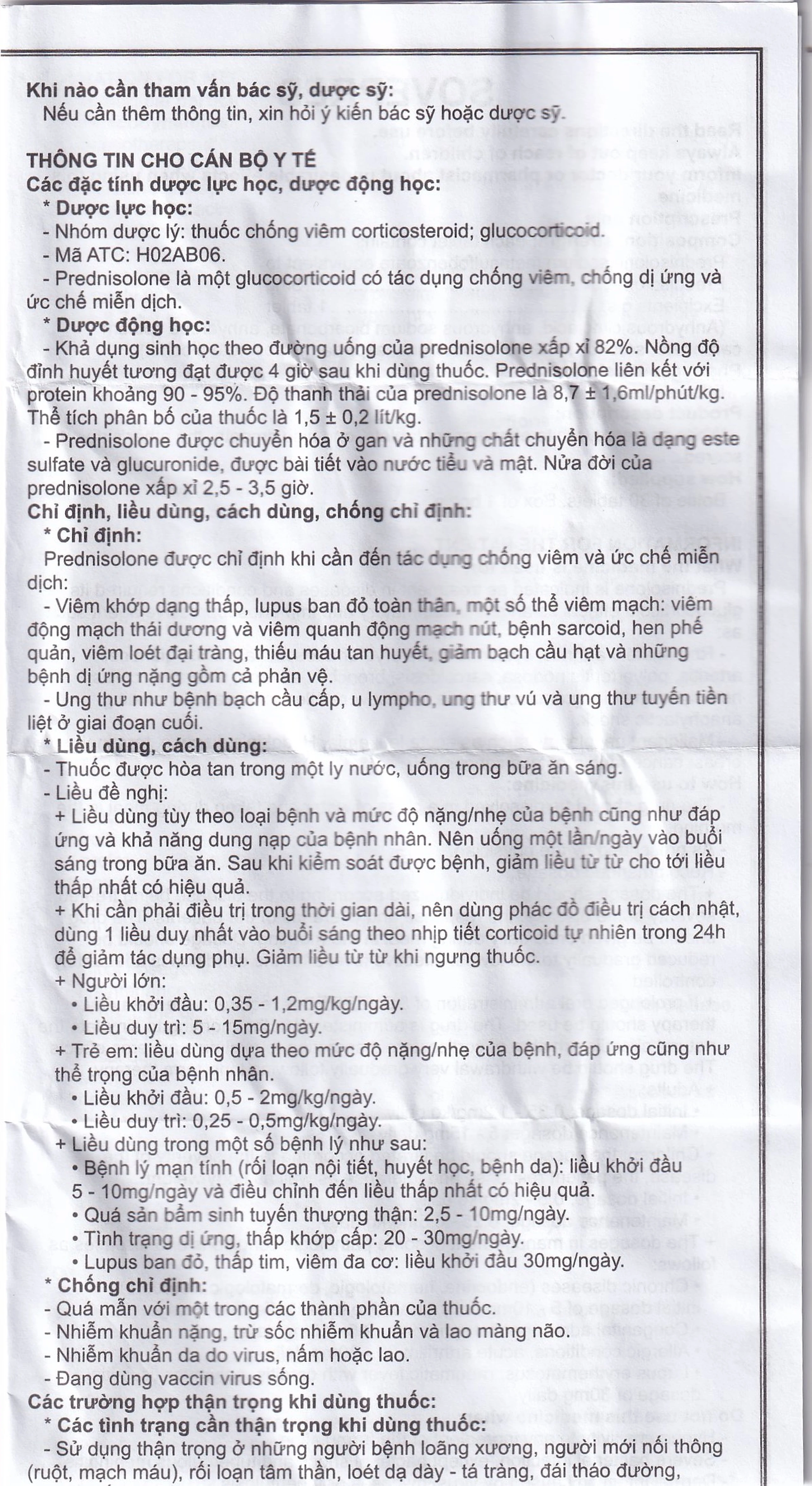 Viên sủi Sovepred Mekophar điều trị viêm khớp dạng thấp, lupus ban đỏ toàn thân (30 viên) 