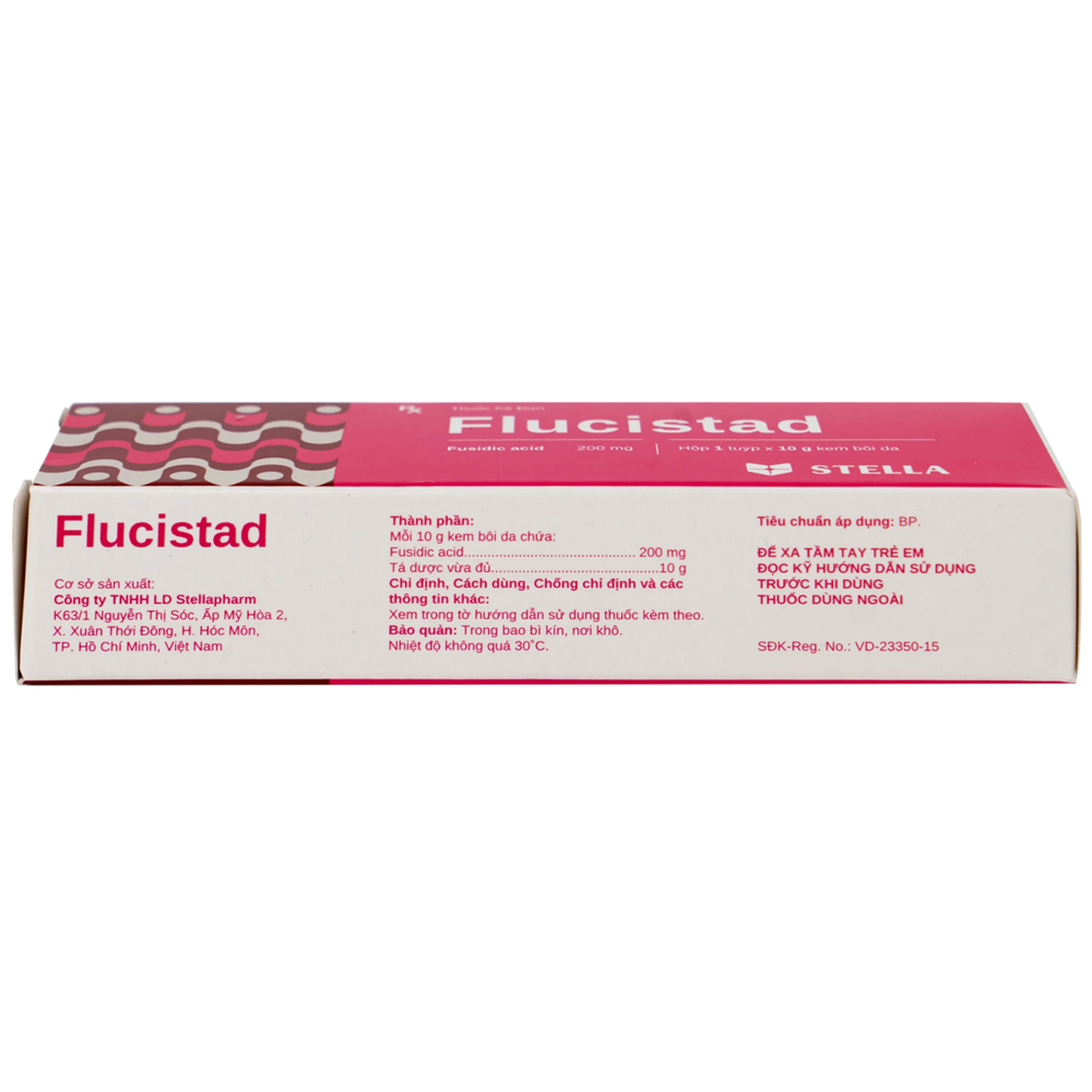 Kem bôi da Flucistad Stella điều trị viêm da (10g)