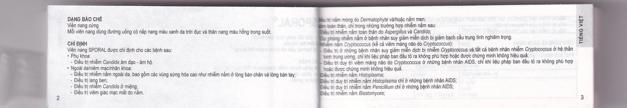 Thuốc Sporal Janssen điều trị các bệnh nấm phụ khoa, da, toàn thân (1 vỉ x 4 viên)