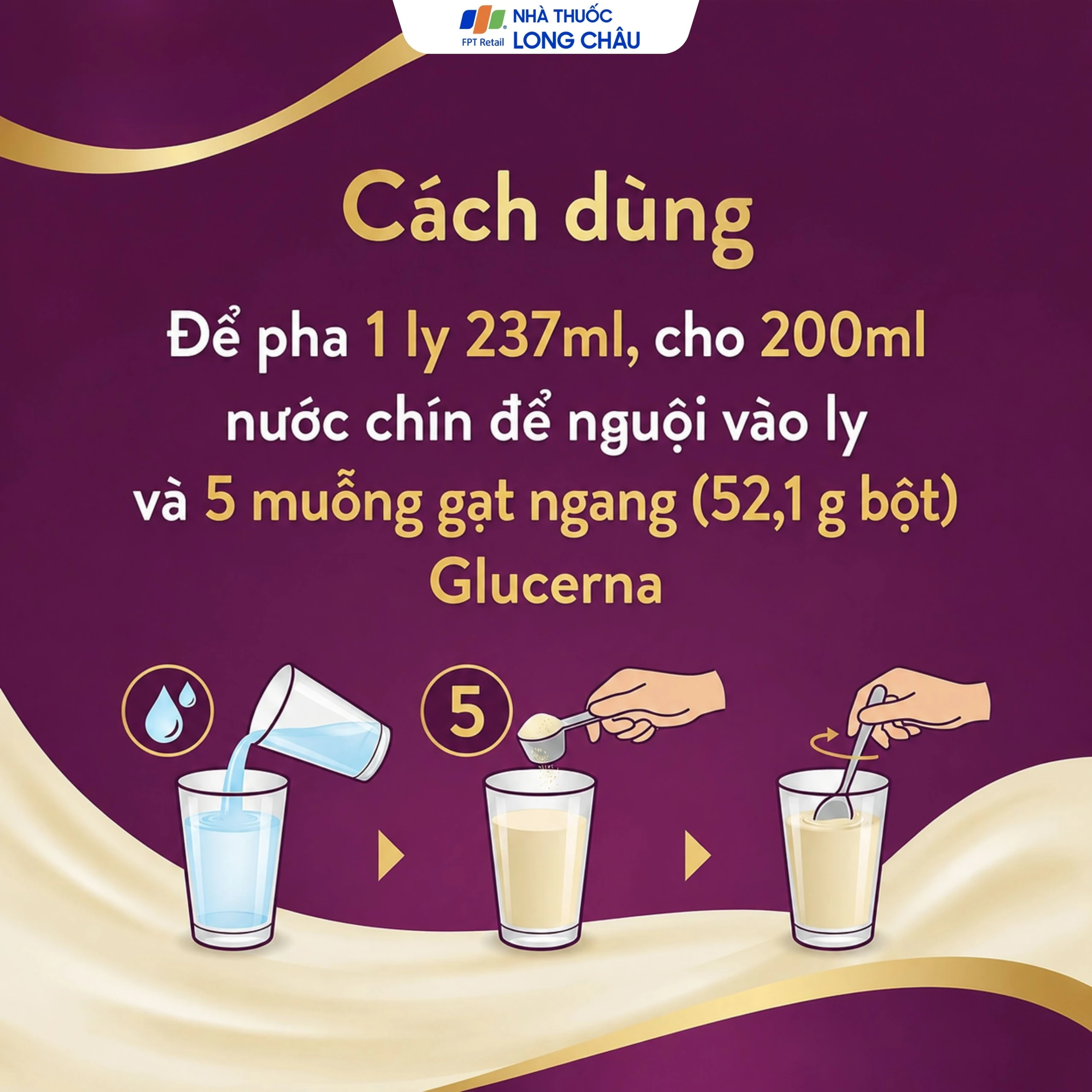 Sữa bổ sung dinh dưỡng đặc biệt cho người đái tháo đường Glucerna Abbott (380g) 5