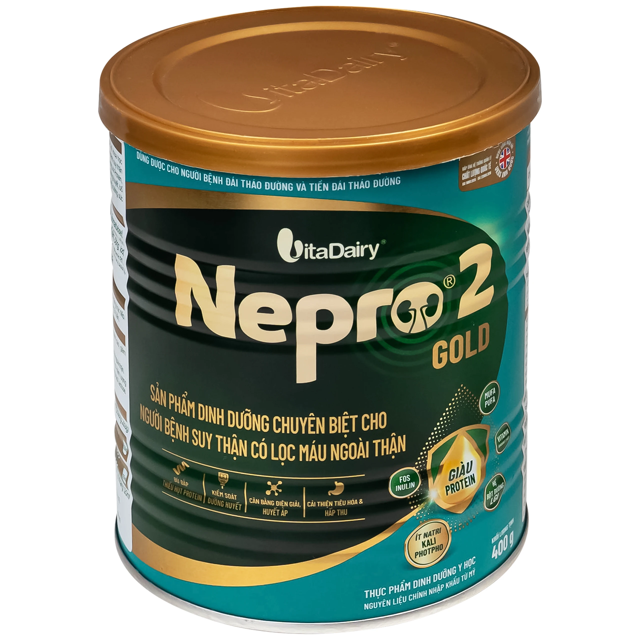 Sữa bổ sung dinh dưỡng người bệnh suy thận Nepro 2 Gold (400g) 9