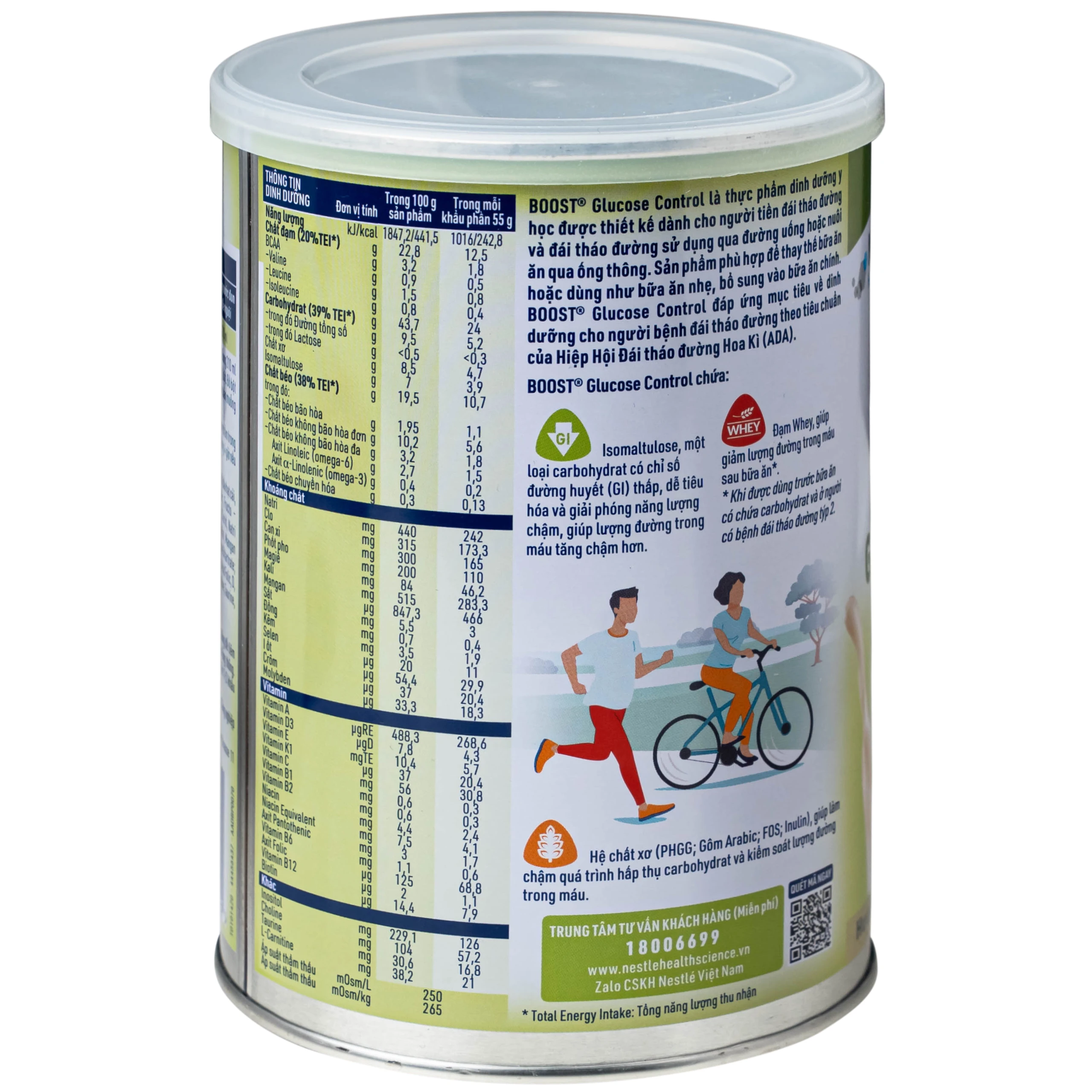 Sữa Boost Glucose Control Nestlé bổ sung dinh dưỡng cho người tiểu đường (400g) 7