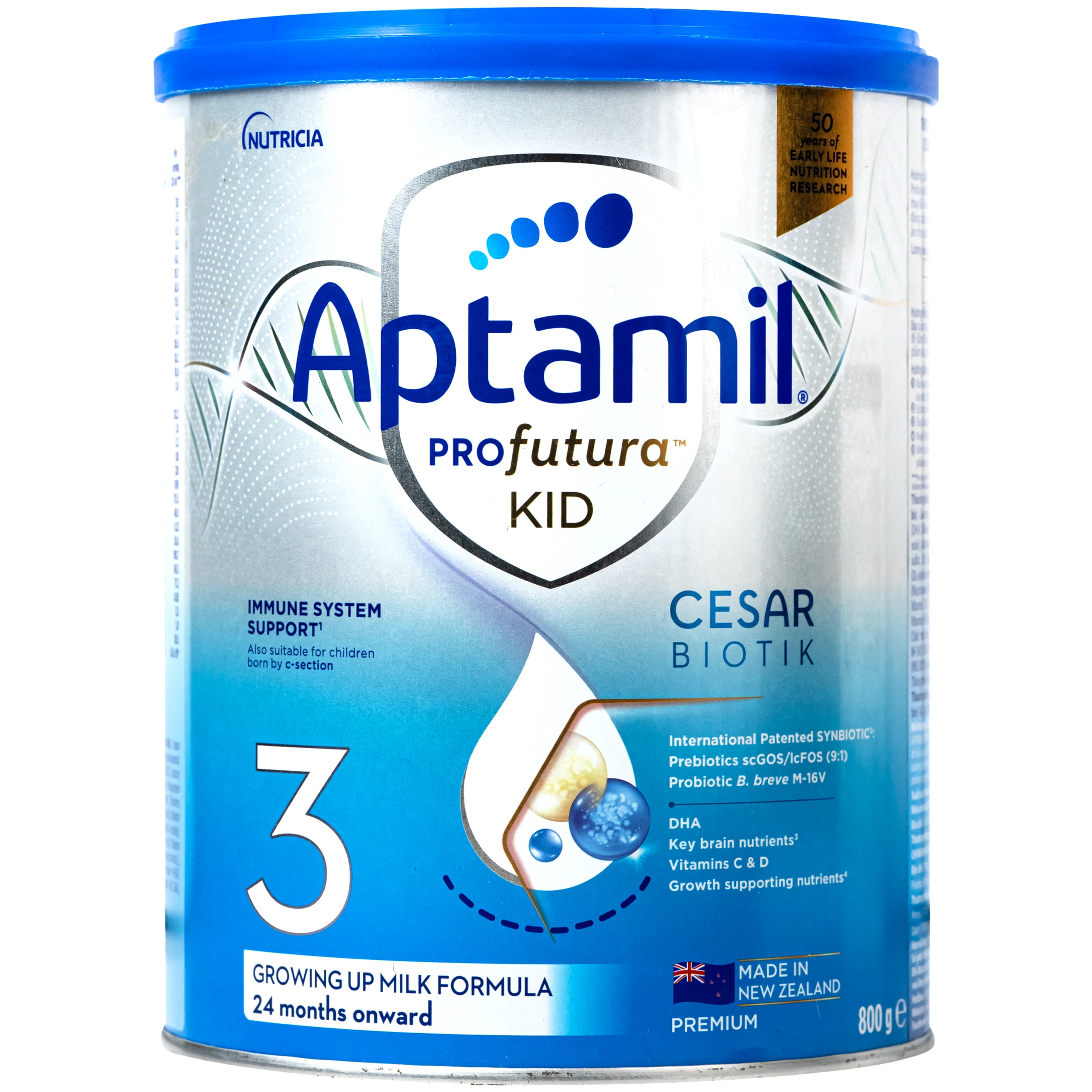 Sữa cho trẻ từ 24 tháng tuổi Aptamil Profutura Kid Cesarbiotik 3 Growing Up Milk Formula Nutricia (800g) 1