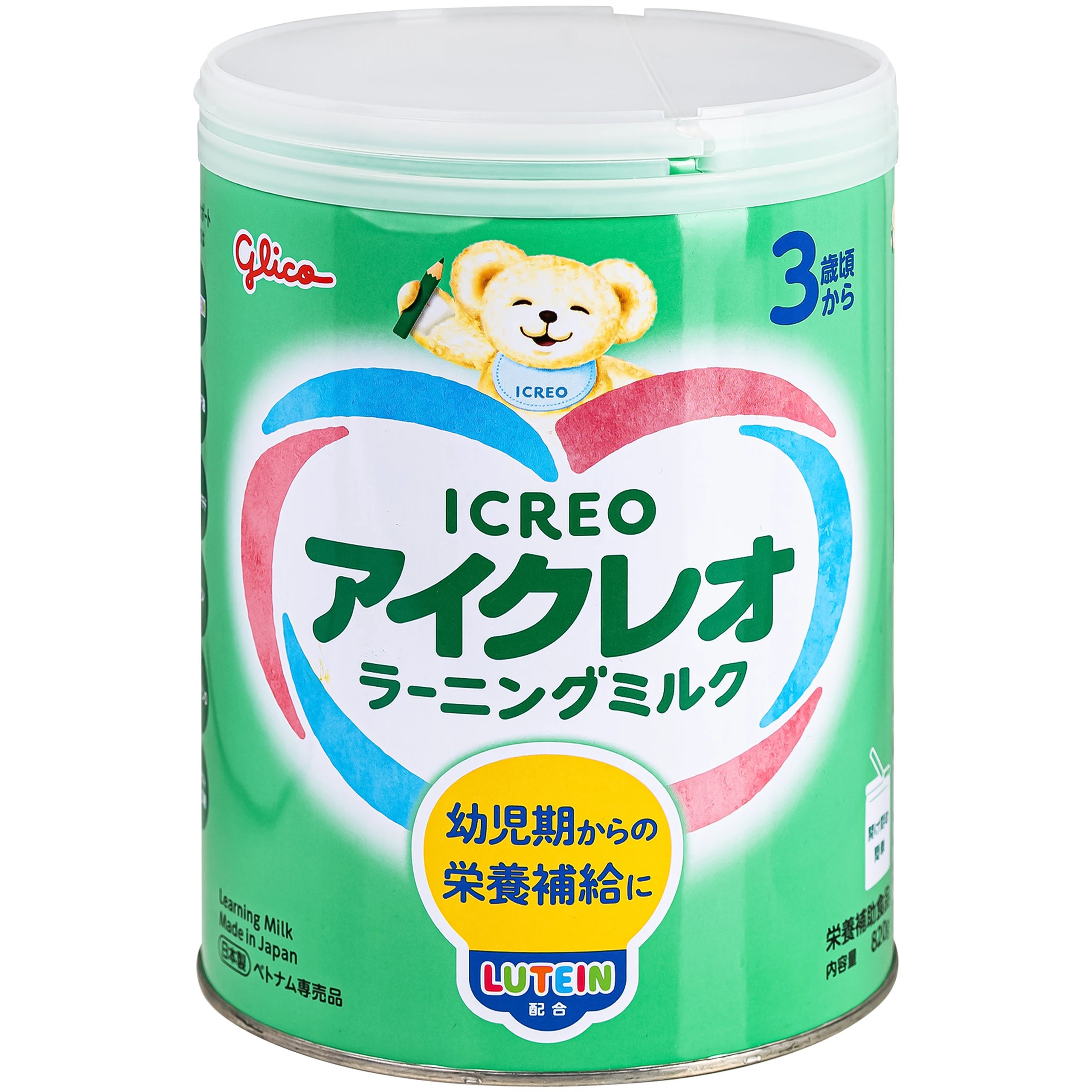 Sữa cho trẻ từ 3 tuổi Icreo Learning Milk Glico (820g) 1