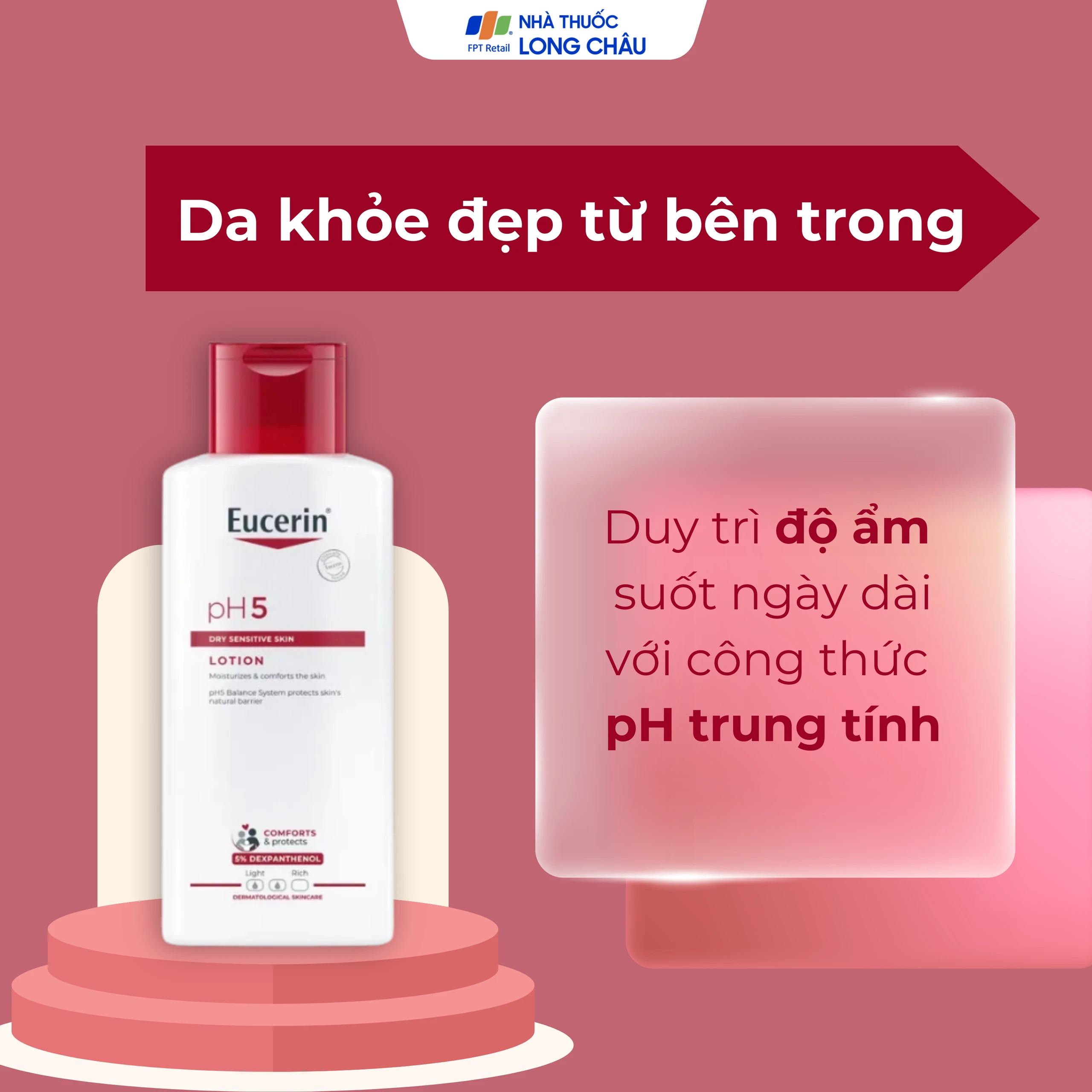 Sữa dưỡng thể cho da nhạy cảm Eucerin Ph5 Lotion 250ml