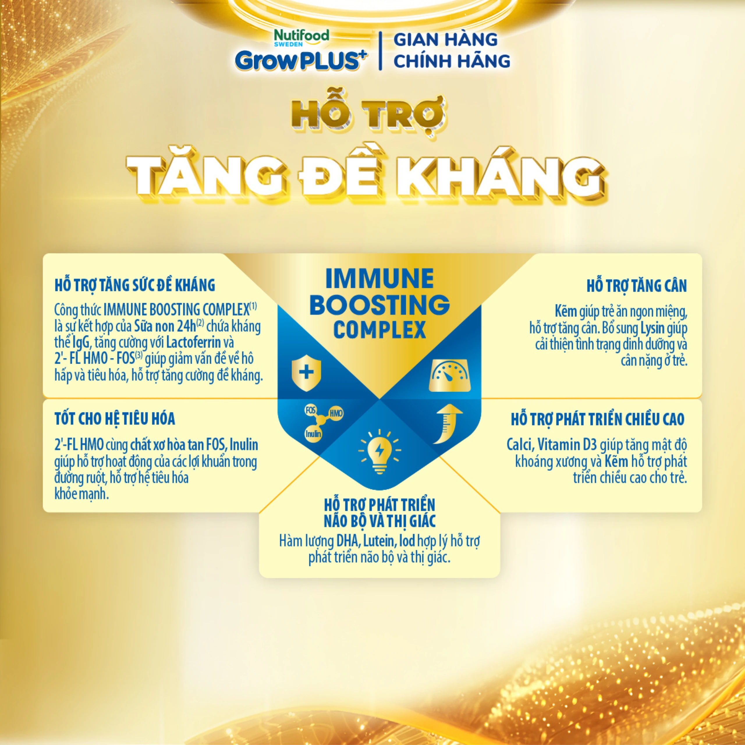 Sữa giúp tăng đề kháng cho trẻ 0-12 tháng tuổi Nutifood Growplus+ Colostrum 0+ (400g) 2