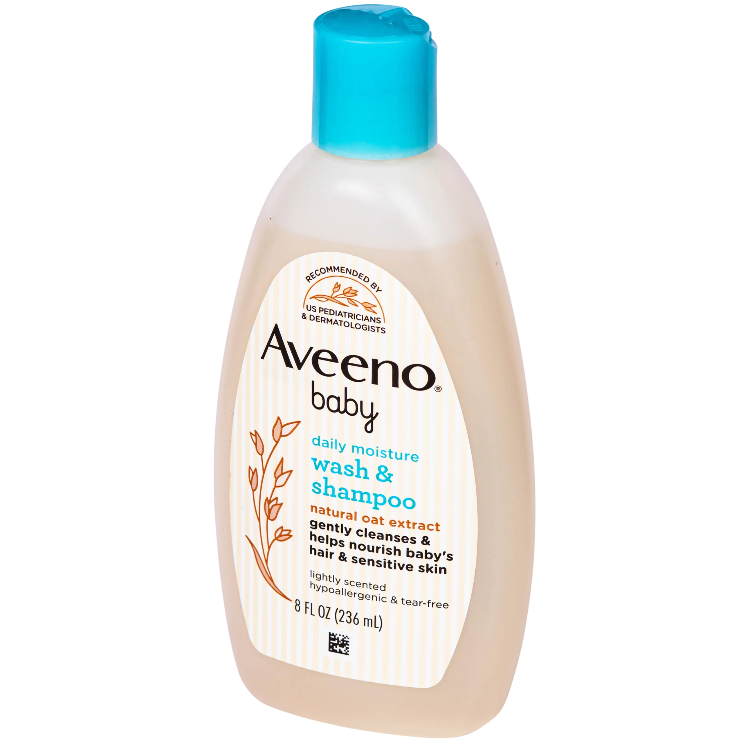 Sữa tắm gội cho bé Aveeno baby daily moisture wash & shampoo 236ml