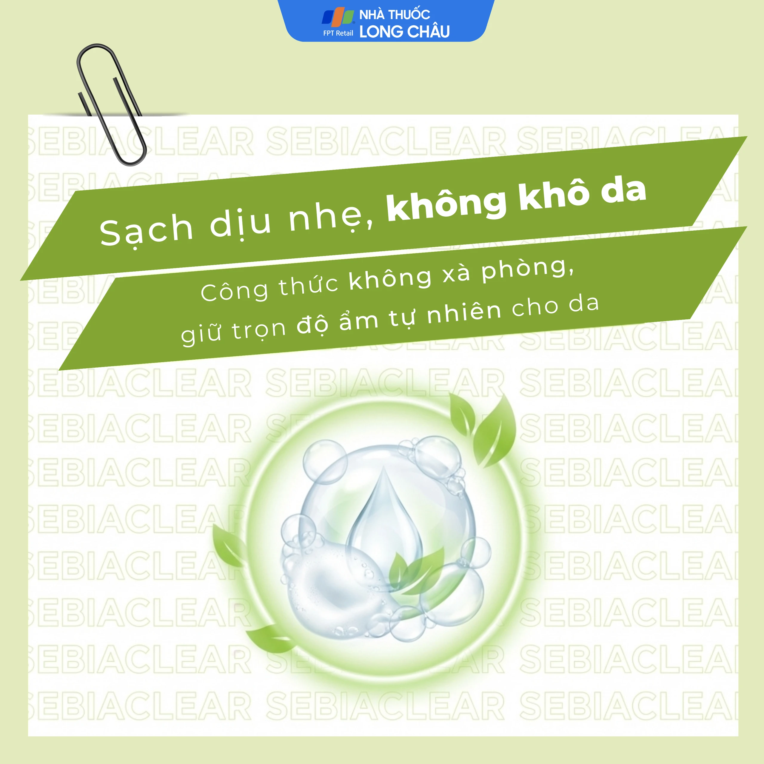 Gel rửa mặt và loại bỏ tế bào chết không chứa xà phòng SVR Sebiaclear Gel Moussant 55ml