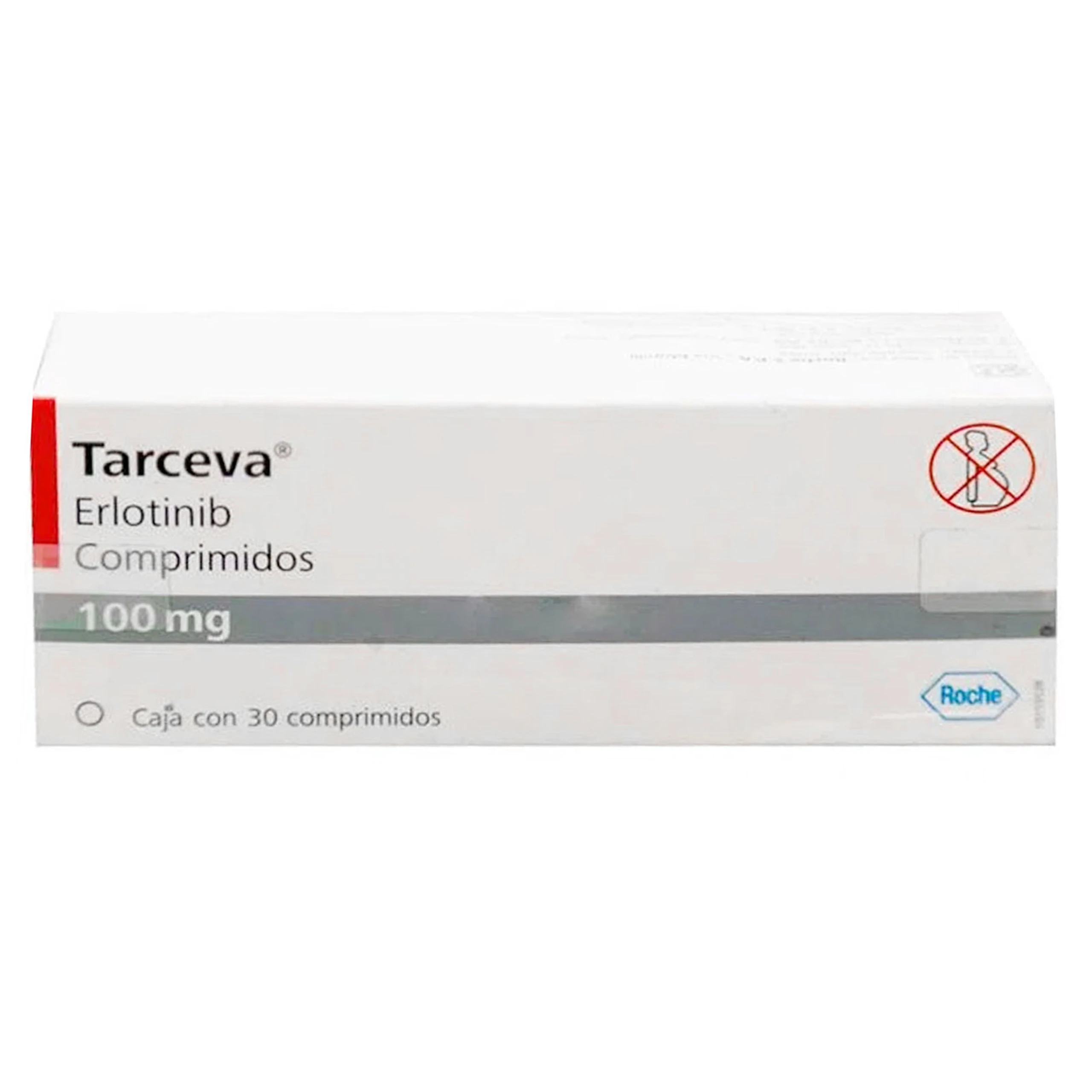 Thuốc Tarceva 100mg Roche hỗ trợ điều trị ung thư phổi không phải tế bào nhỏ, ung thư tụy (3 vỉ x 10 viên)