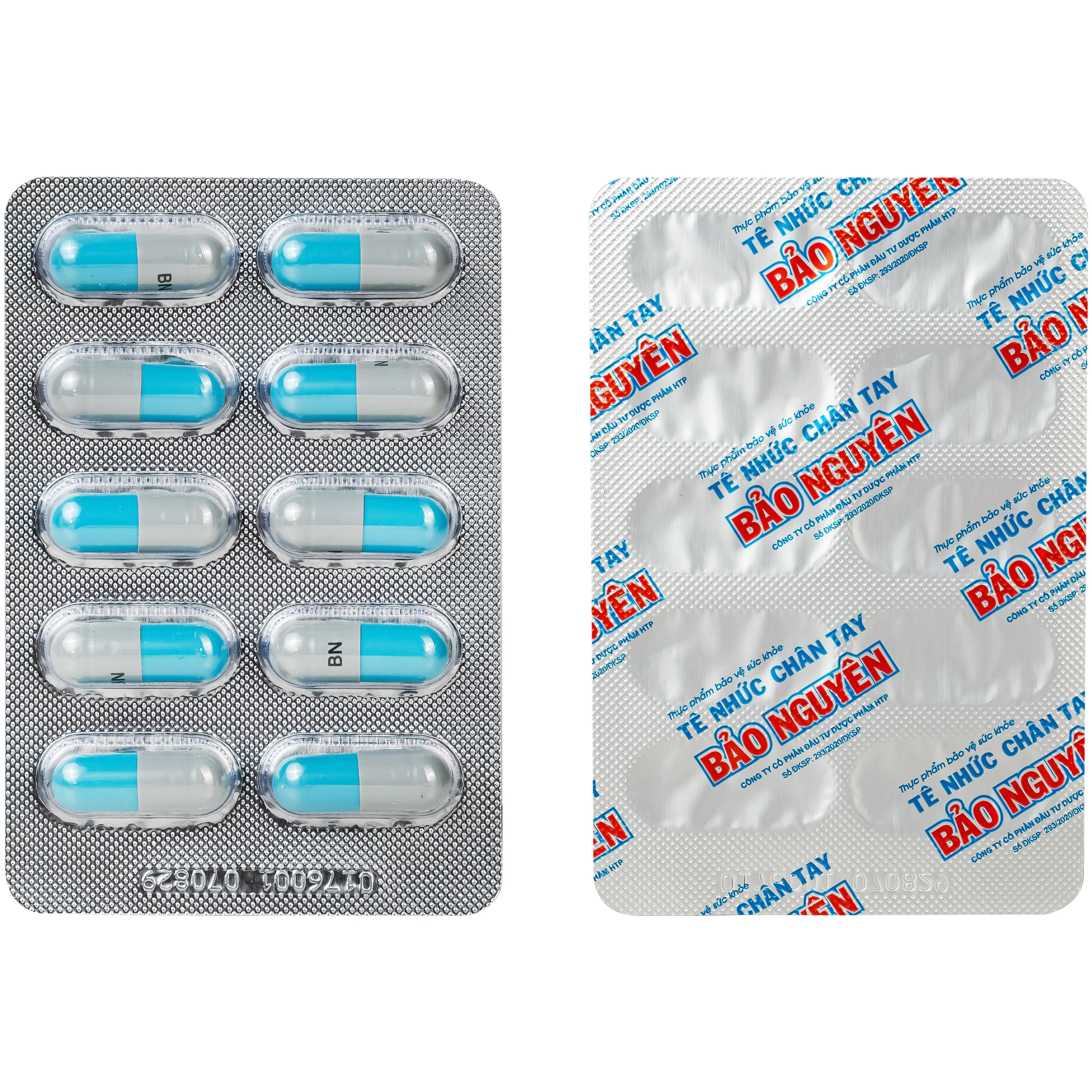 Viên uống hỗ trợ giảm tê nhức chân tay, đau mỏi vai gáy, tăng cường lưu thông khí huyết Tê Nhức Chân Tay Bảo Nguyên (3 vỉ x 10 viên) 10