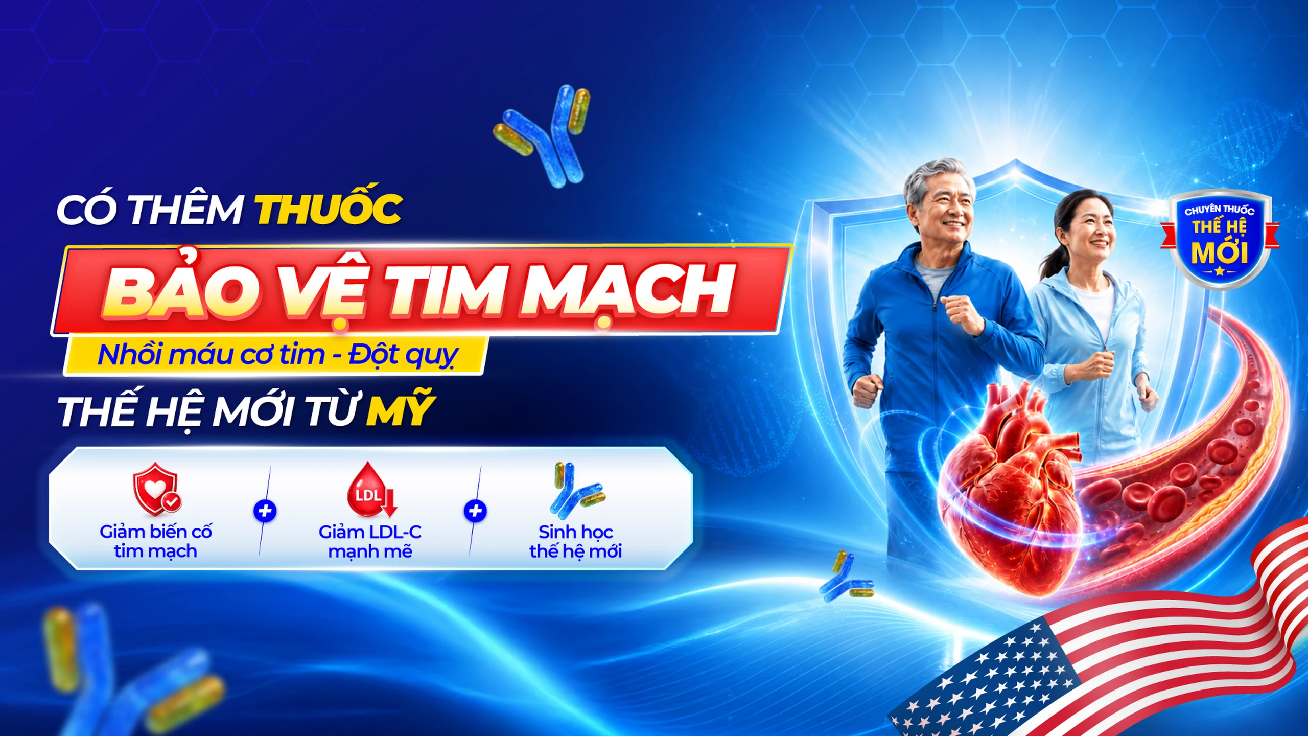 Long Châu đưa giải pháp kiểm soát mỡ máu thế hệ mới từ Hoa Kỳ về Việt Nam, mở thêm hy vọng cho bệnh nhân tim mạch