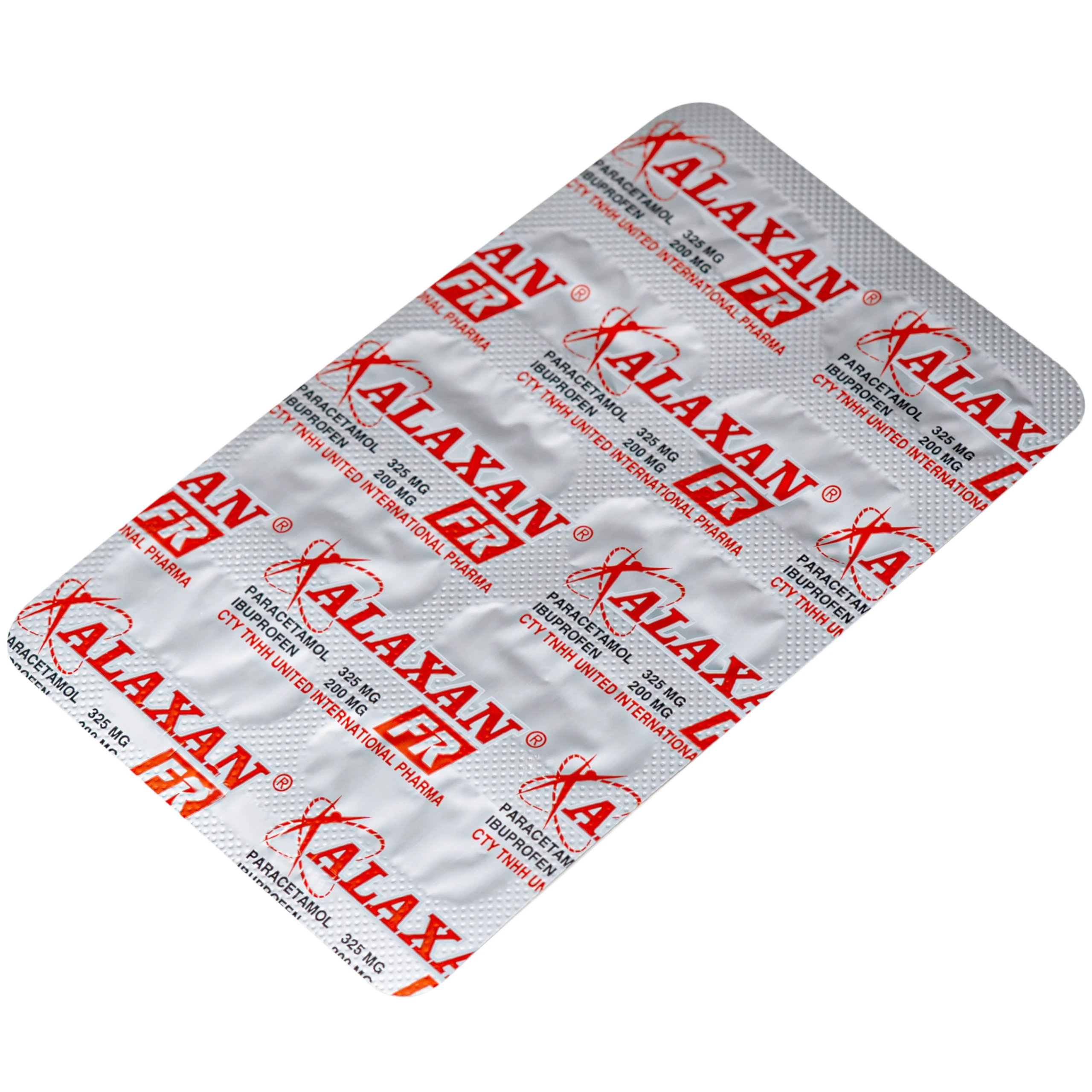Thuốc Alaxan FR United giảm đau nhanh các cơn đau đầu, đau cơ xương khớp, đau răng và hạ sốt (10 vỉ x 10 viên) 6