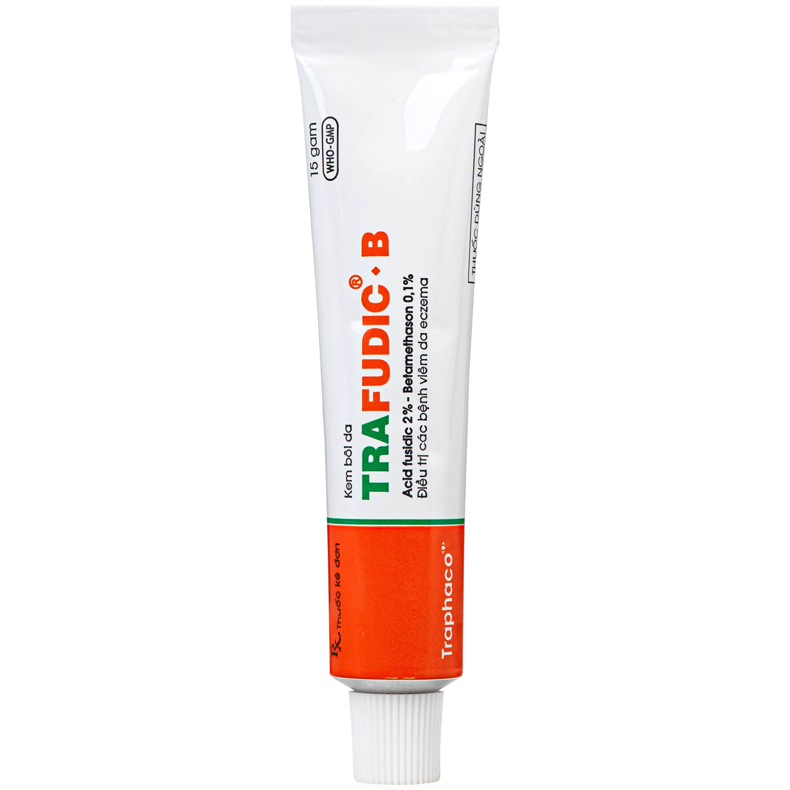 Thuốc bôi Trafudic - B Traphaco điều trị viêm da nhiễm khuẩn và chàm nhiễm trùng (Tuýp 15g) 2