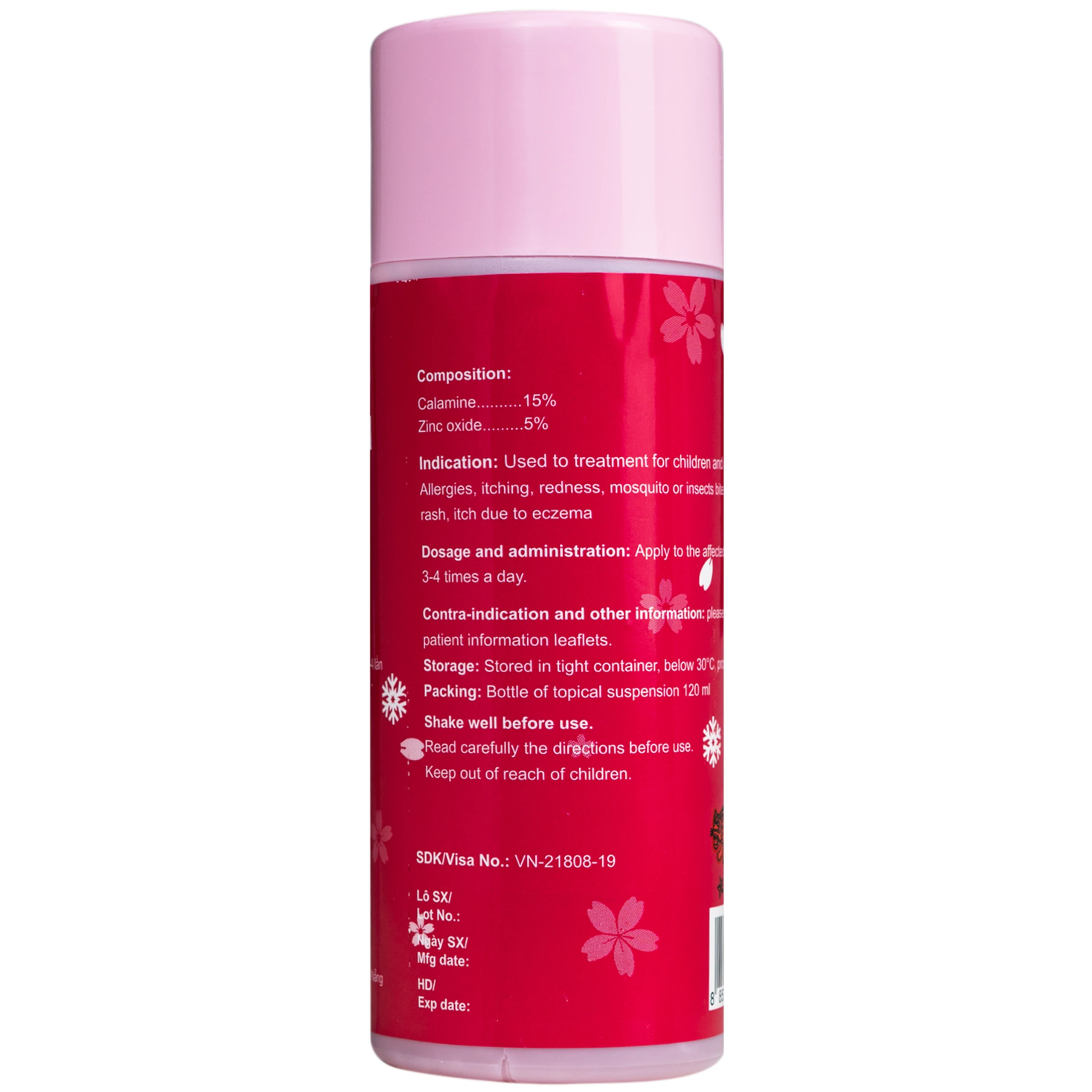 Thuốc Calamine Leopard Brand điều trị dị ứng, ngứa, mẫm đỏ, muỗi đốt hay con trùng đốt, làm dịu mát da, trị rôm sảy, ngứa do chàm (120 ml) 2