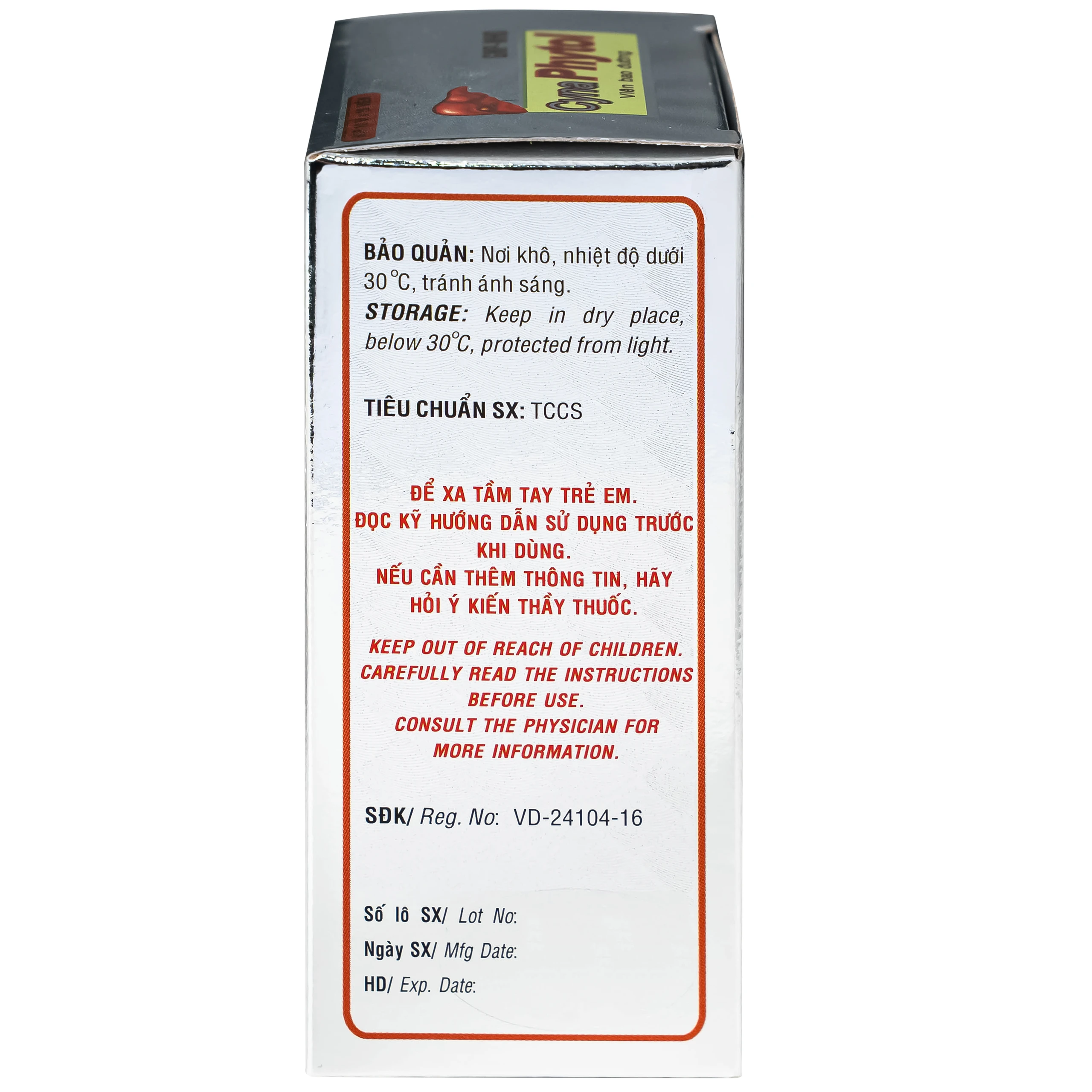Thuốc Cynaphytol Ladophar Giải độc gan, thông mật, lợi tiểu, nhuận tràng (10 vỉ x 10 viên) 4