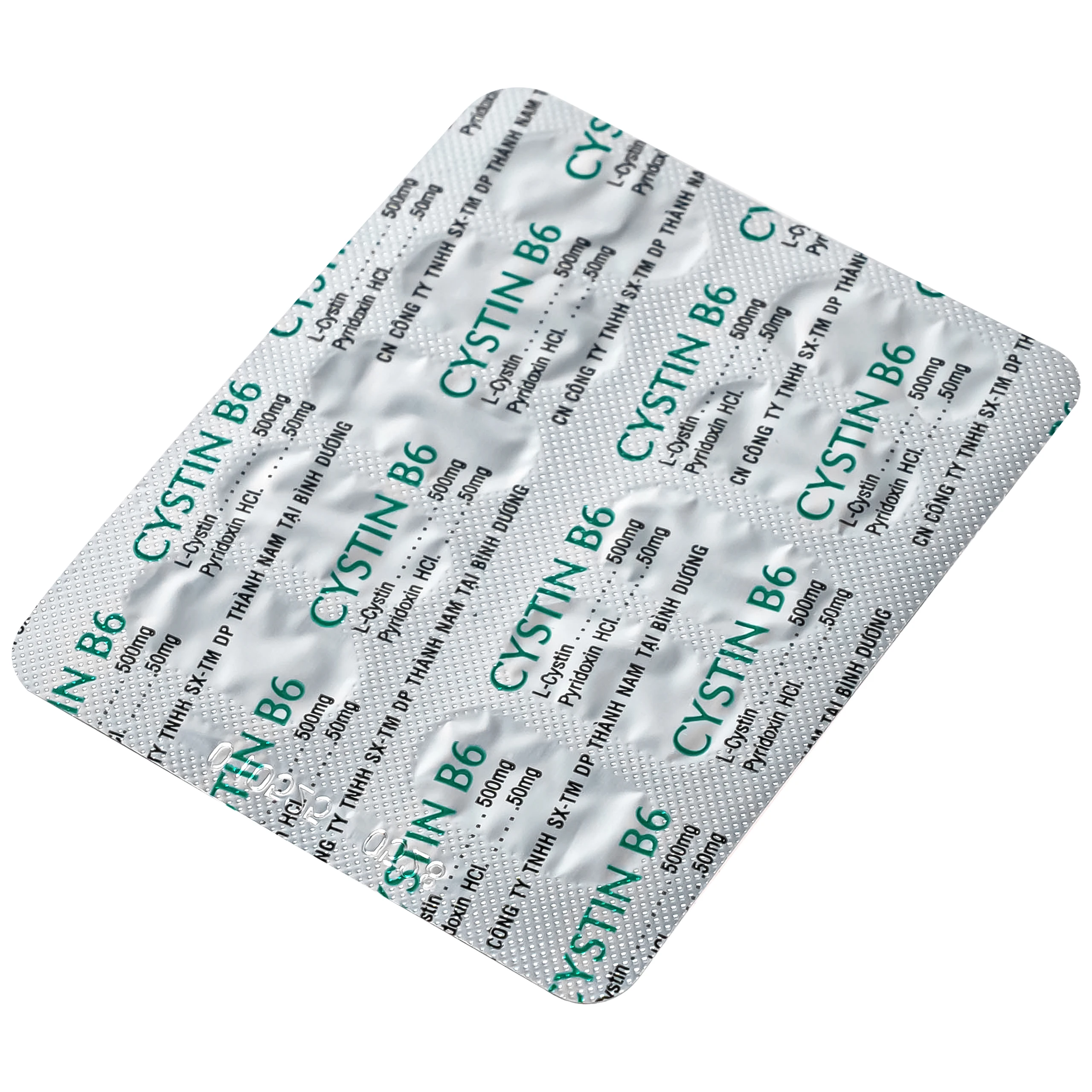 Thuốc Cystin B6 TNP điều trị các bệnh lý liên quan đến tóc và loạn dưỡng móng ( 10 vỉ x 10 viên) 6