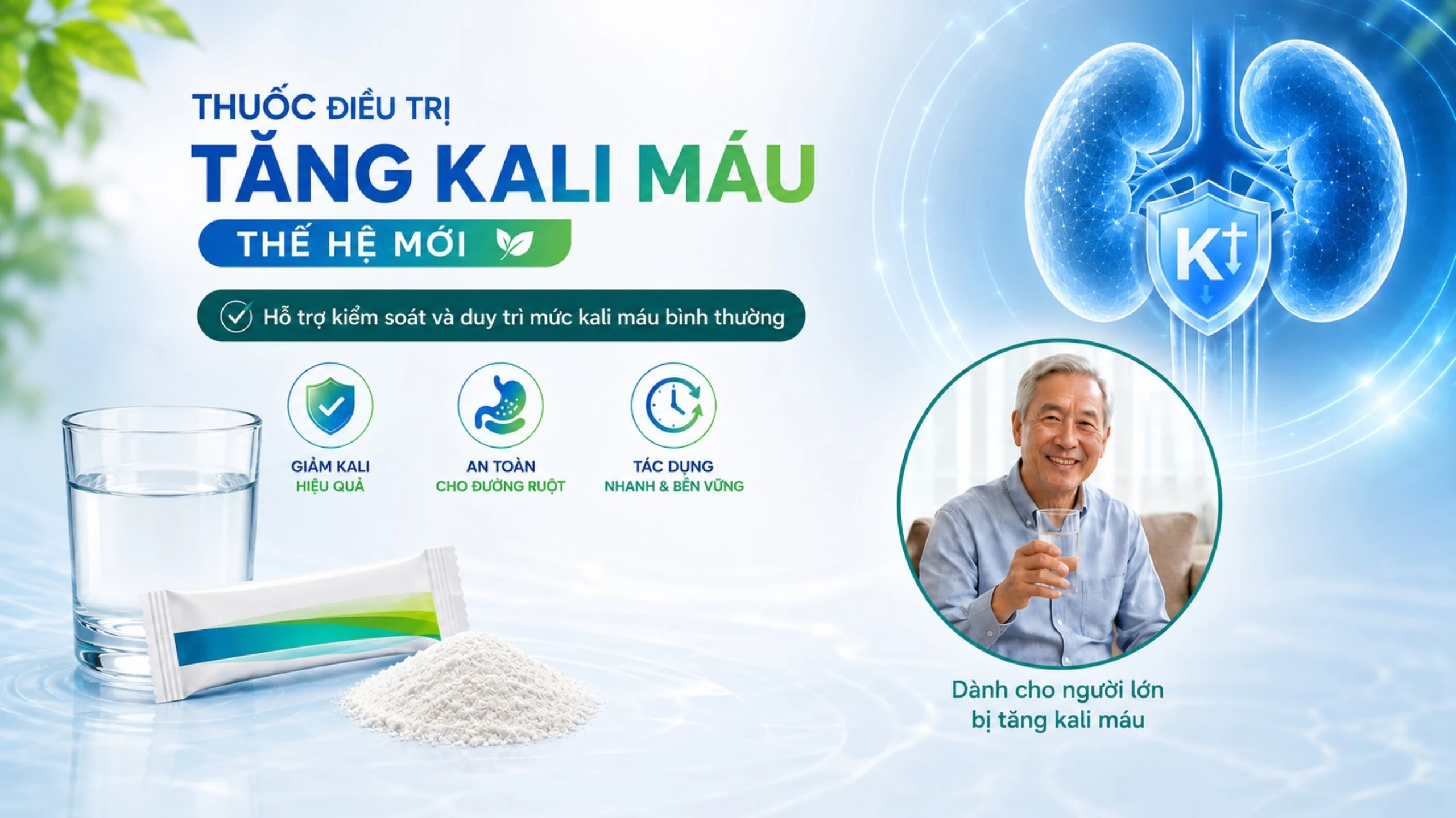 Thuốc điều trị tăng kali máu thế hệ mới: Cơ chế tác dụng và những điều cần biết