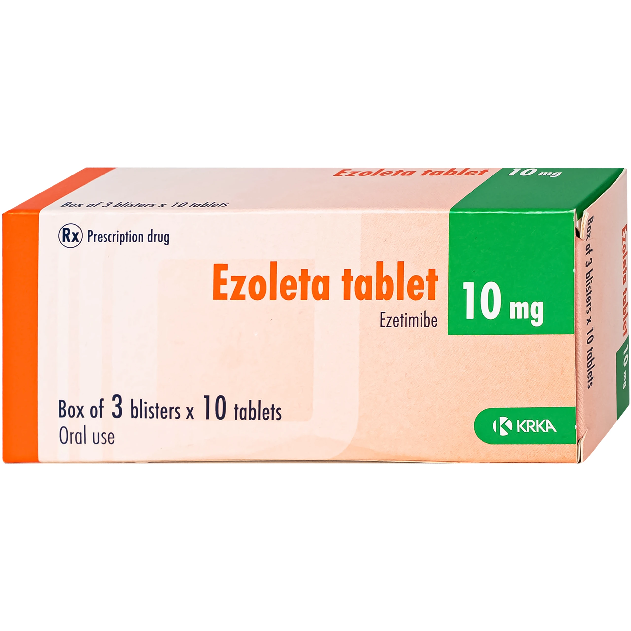 Thuốc Ezoleta 10mg Krka điều trị tăng cholesterol máu (3 vỉ x 10 viên) 2