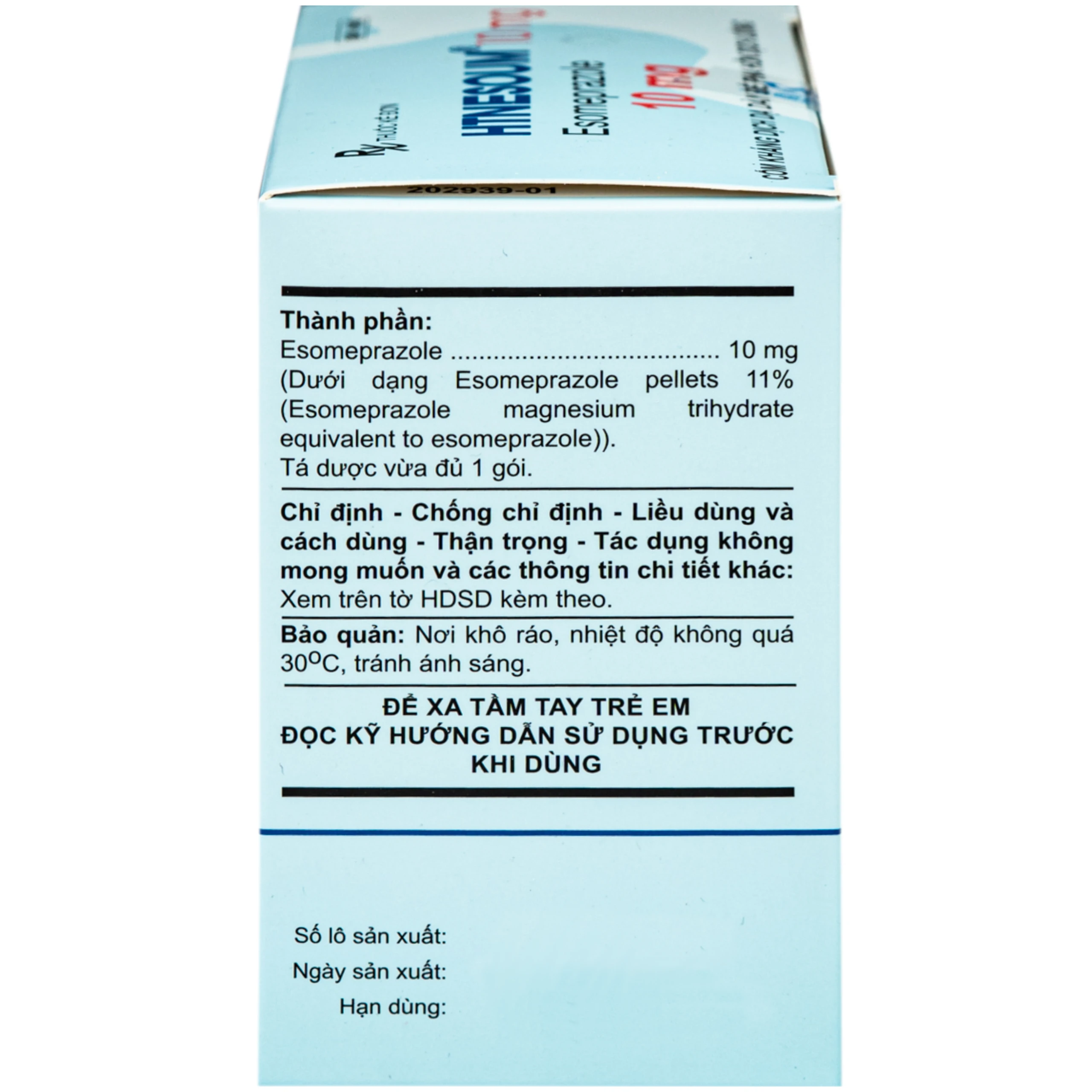 Thuốc HTNESOUM 10mg An Thiên điều trị bệnh dạ dày, thực quản ( 30 gói x 3g) 4