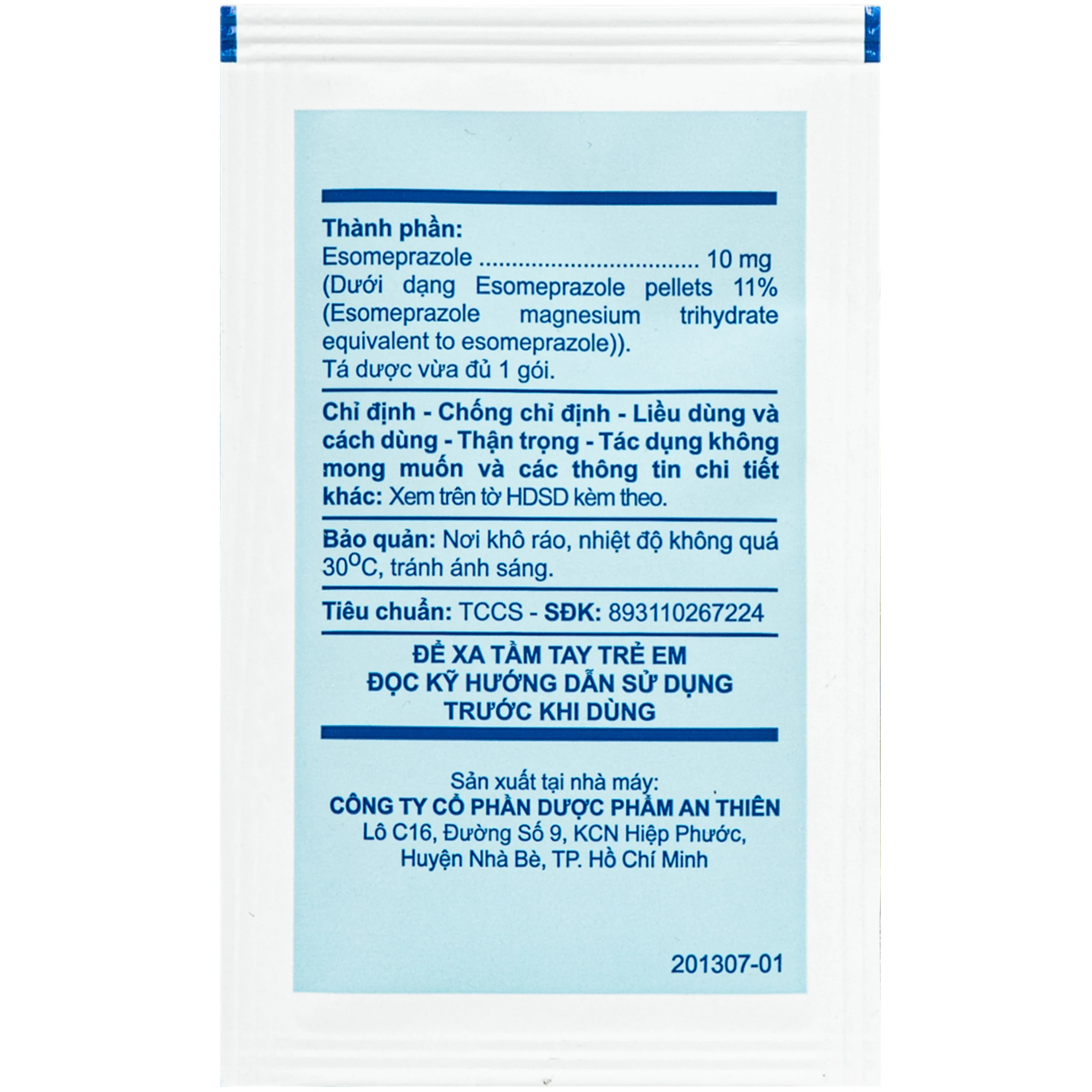 Thuốc HTNESOUM 10mg An Thiên điều trị bệnh dạ dày, thực quản ( 30 gói x 3g) 6