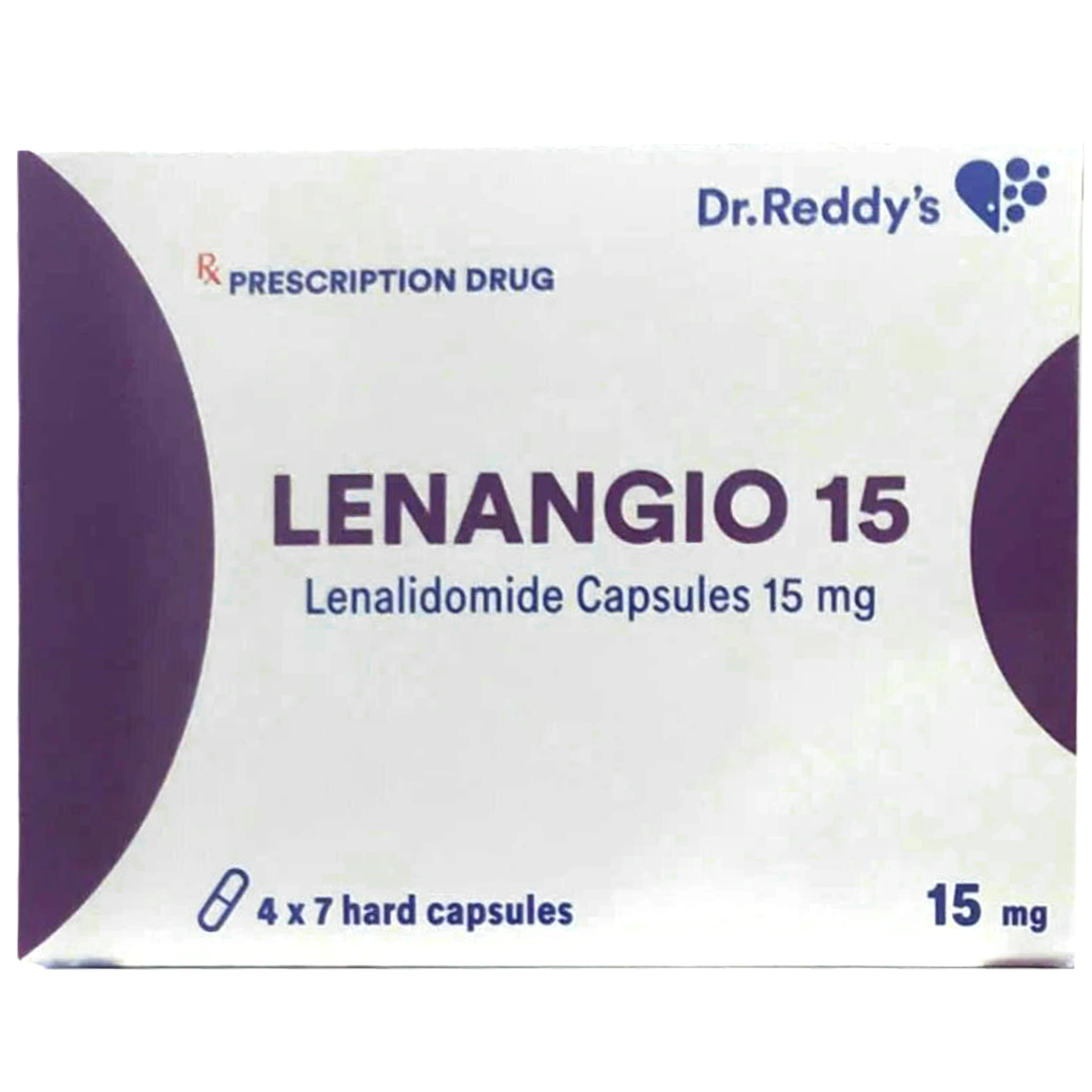 Thuốc Lenangio 15mg Dr.reddy's điều hòa miễn dịch, kháng sinh mạch, chống ung thư qua nhiều cơ chế (4 vỉ  x 7 viên) 1