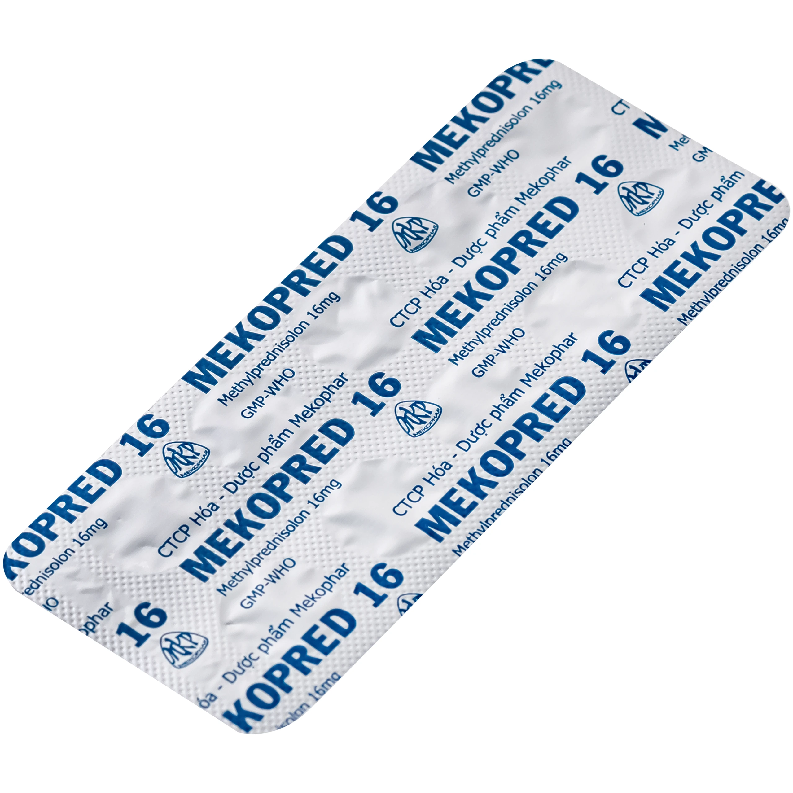 Thuốc Mekopred 16 Mekophar Chống viêm, giảm miễn dịch trong viêm khớp, lupus ban đỏ (10 vỉ x 10 viên) 6
