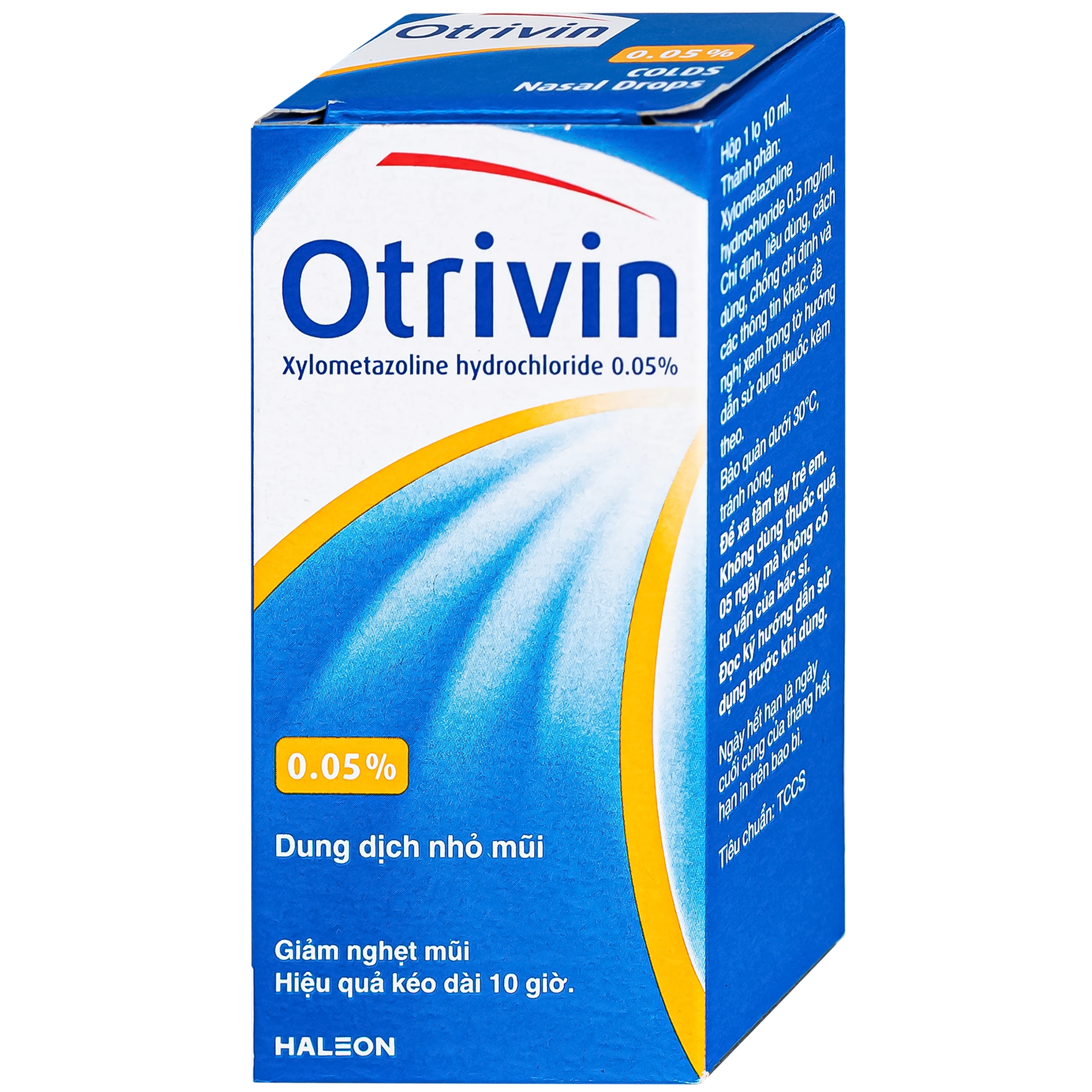 Thuốc nhỏ mũi Otrivin 0.05% Haleon điều trị nghẹt mũi, sung huyết mũi họng (10ml) 2