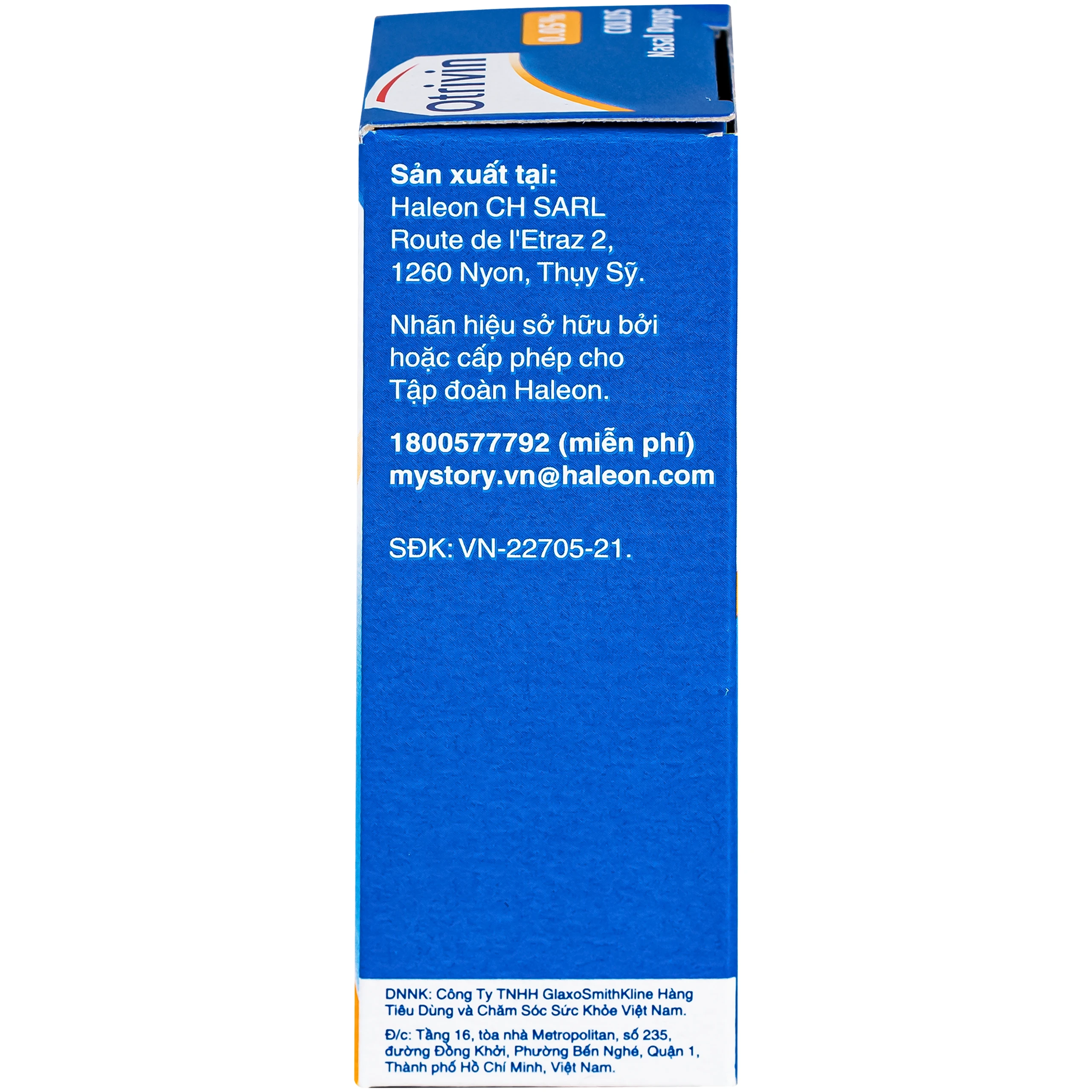 Thuốc nhỏ mũi Otrivin 0.05% Haleon điều trị nghẹt mũi, sung huyết mũi họng (10ml) 4