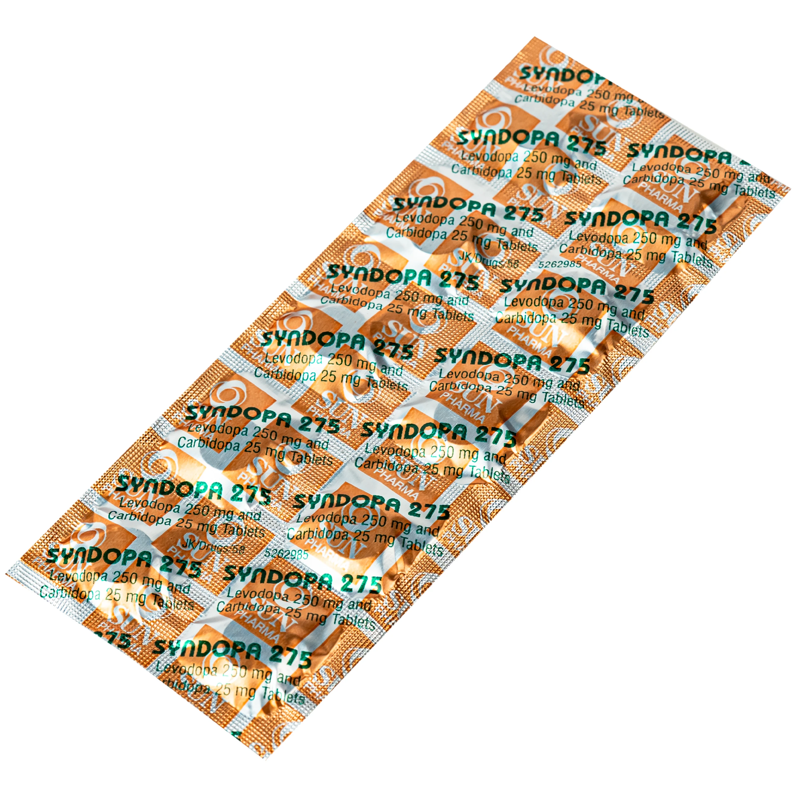 Thuốc Syndopa 275 Sun Pharma điều trị triệu chứng bệnh Parkinson (5 vỉ x 10 viên) 3