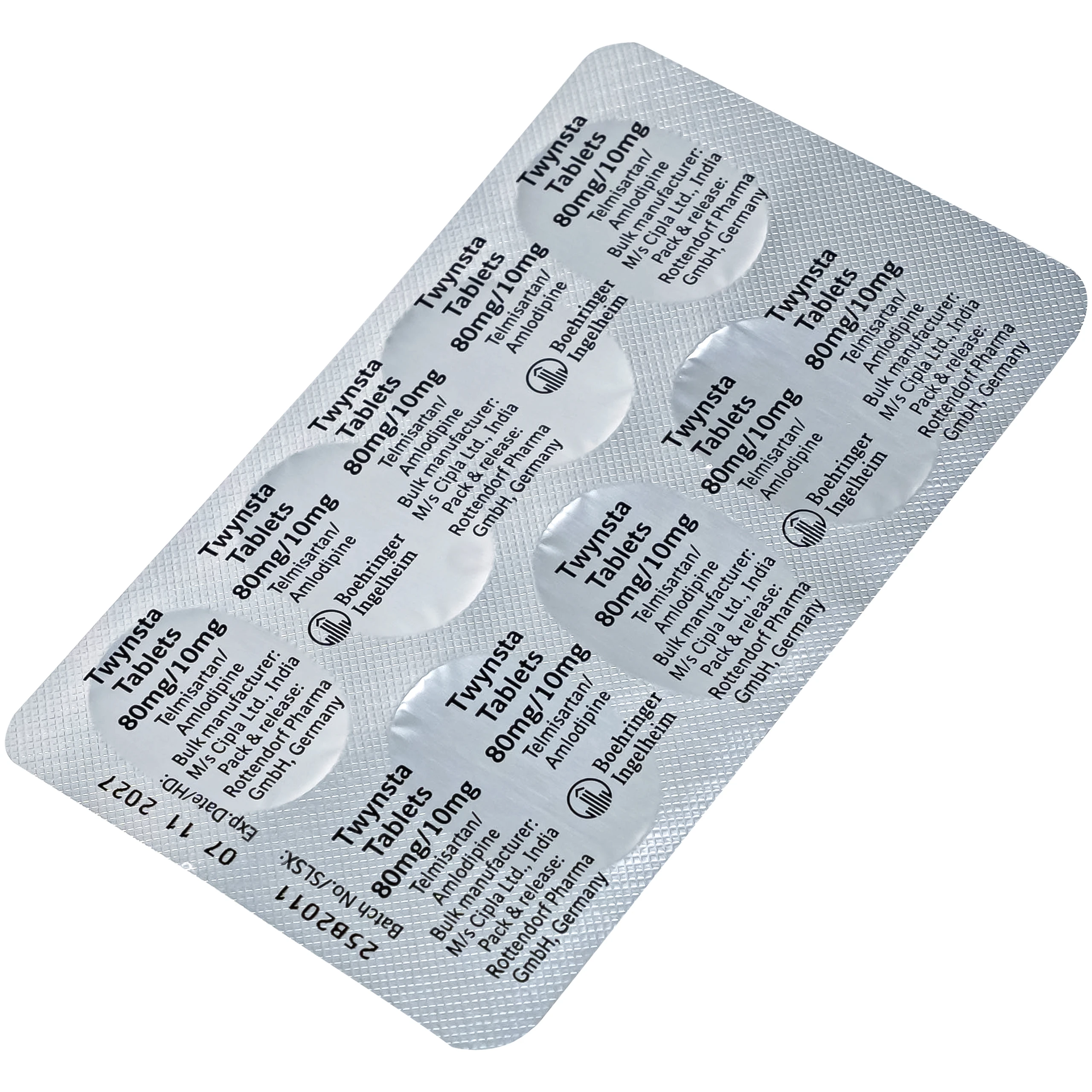 Thuốc Twynsta 80mg/10mg Boehringer điều trị tăng huyết áp vô căn (14 vỉ x 7 viên) 6