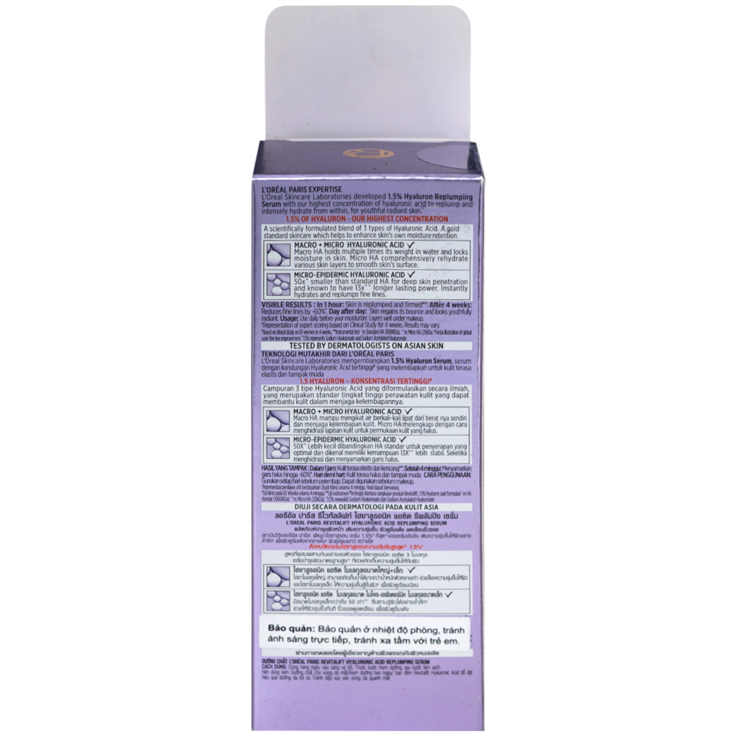 Tinh chất cấp ẩm căng mịn sáng da L'Oréal Revitalift Hyaluronic Acid (30ml) 4