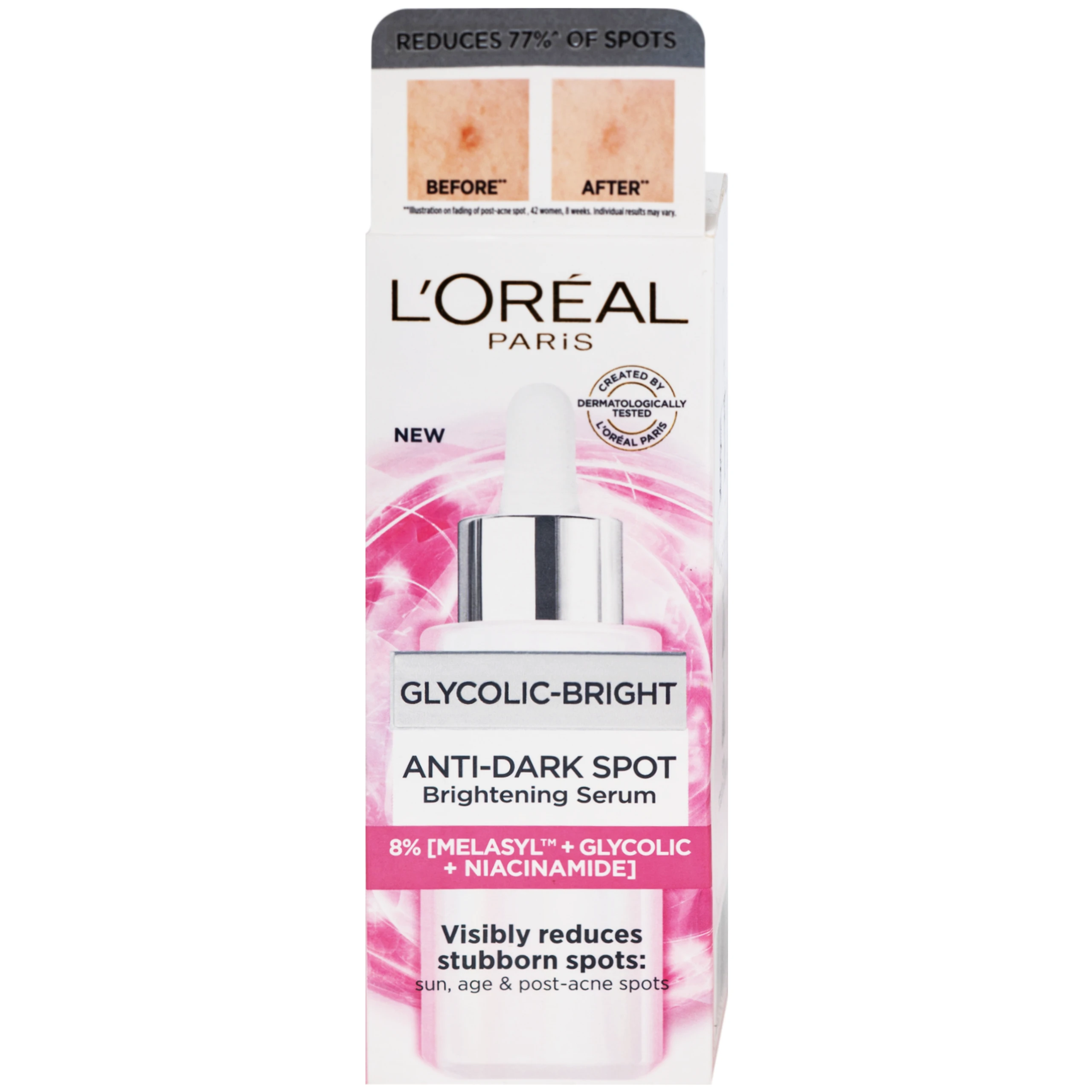 Tinh chất dưỡng sáng da giảm thâm mụn L'Oréal Glycolic Bright (30ml) 4