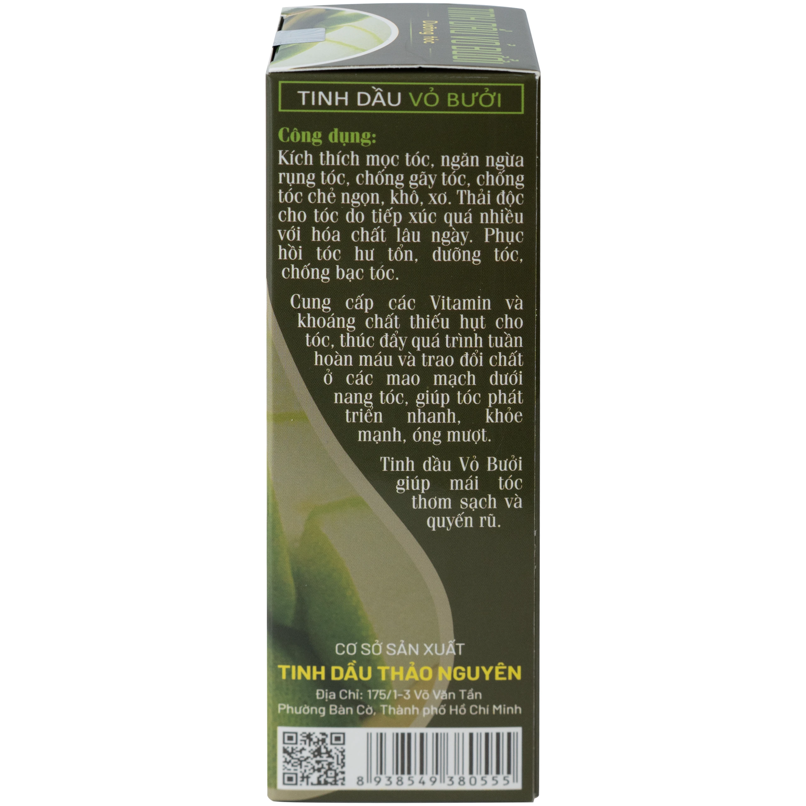 Tinh dầu vỏ bưởi dưỡng tóc Thảo Nguyên kích thích mọc tóc, ngừa rụng tóc (100ml) 4