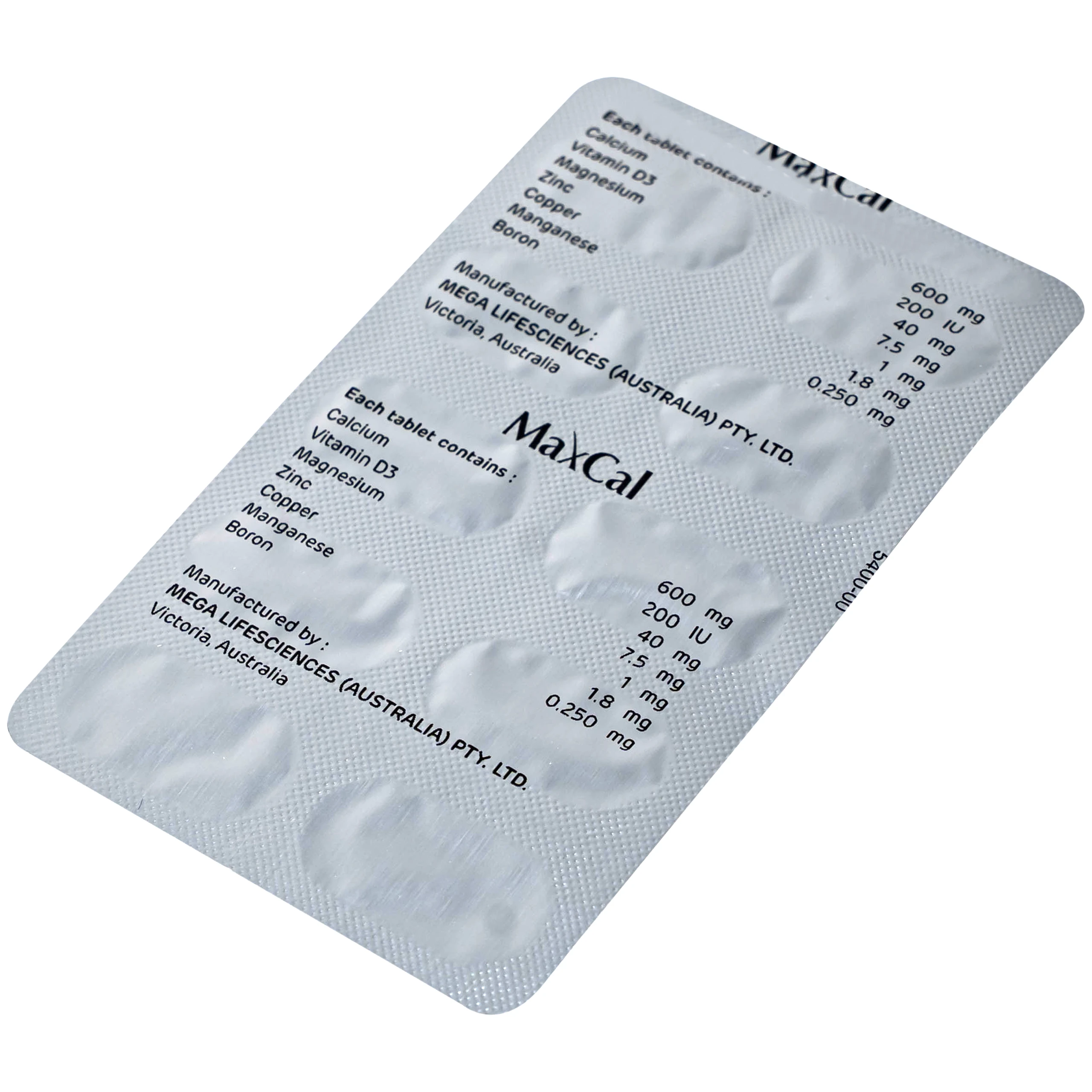 Viên uống hỗ trợ giảm nguy cơ loãng xương Maxcal Mega (3 vỉ x 10 viên) 11