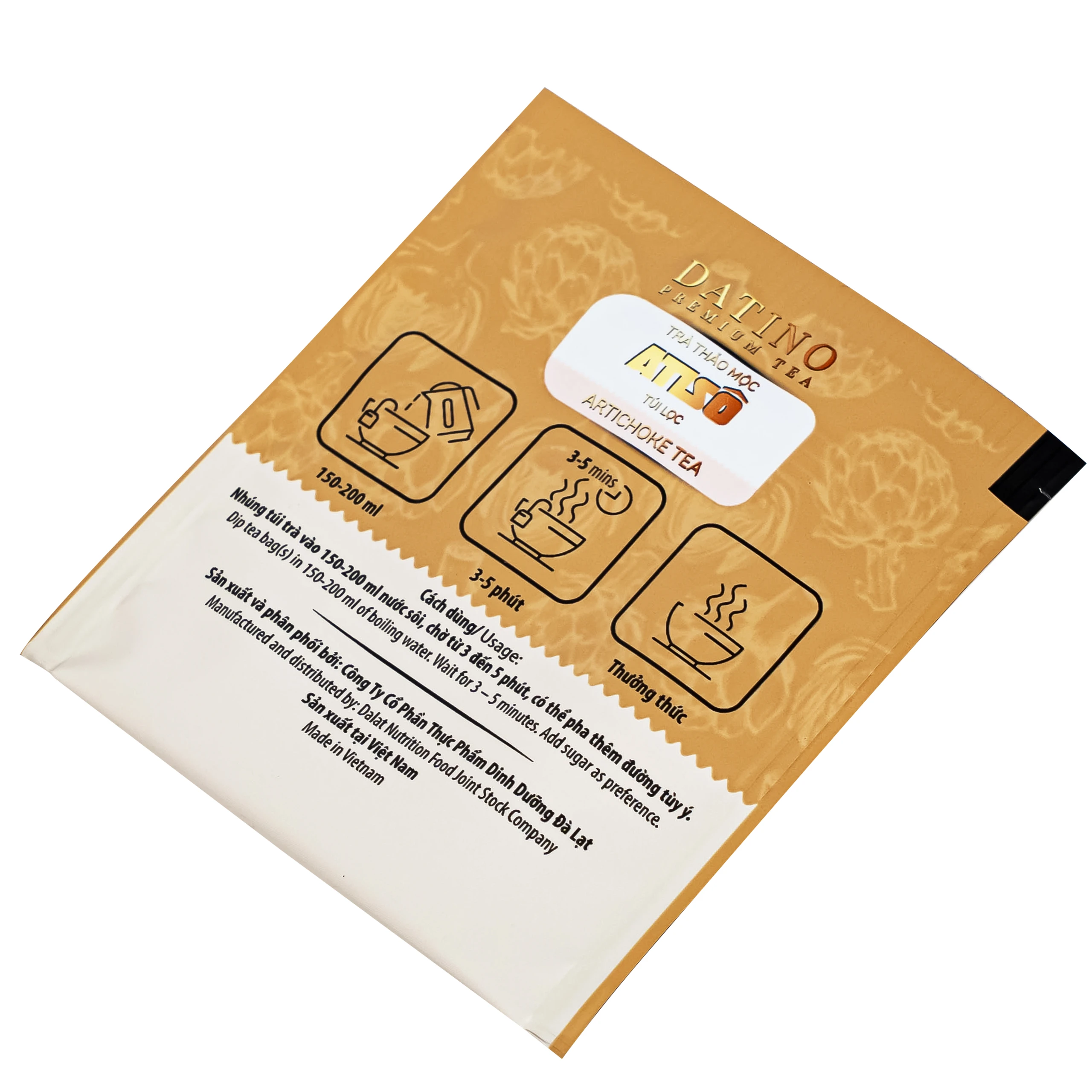 Trà Thảo Mộc Atiso Datino Premium Tea (20 túi lọc x 2g)