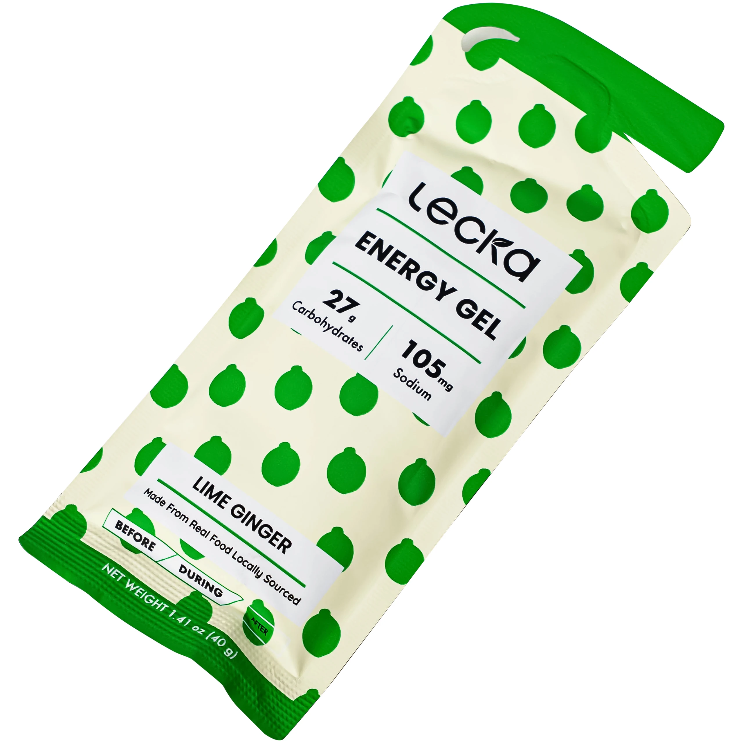 Gel năng lượng Lecka vị chanh gừng 12 gói x 40g