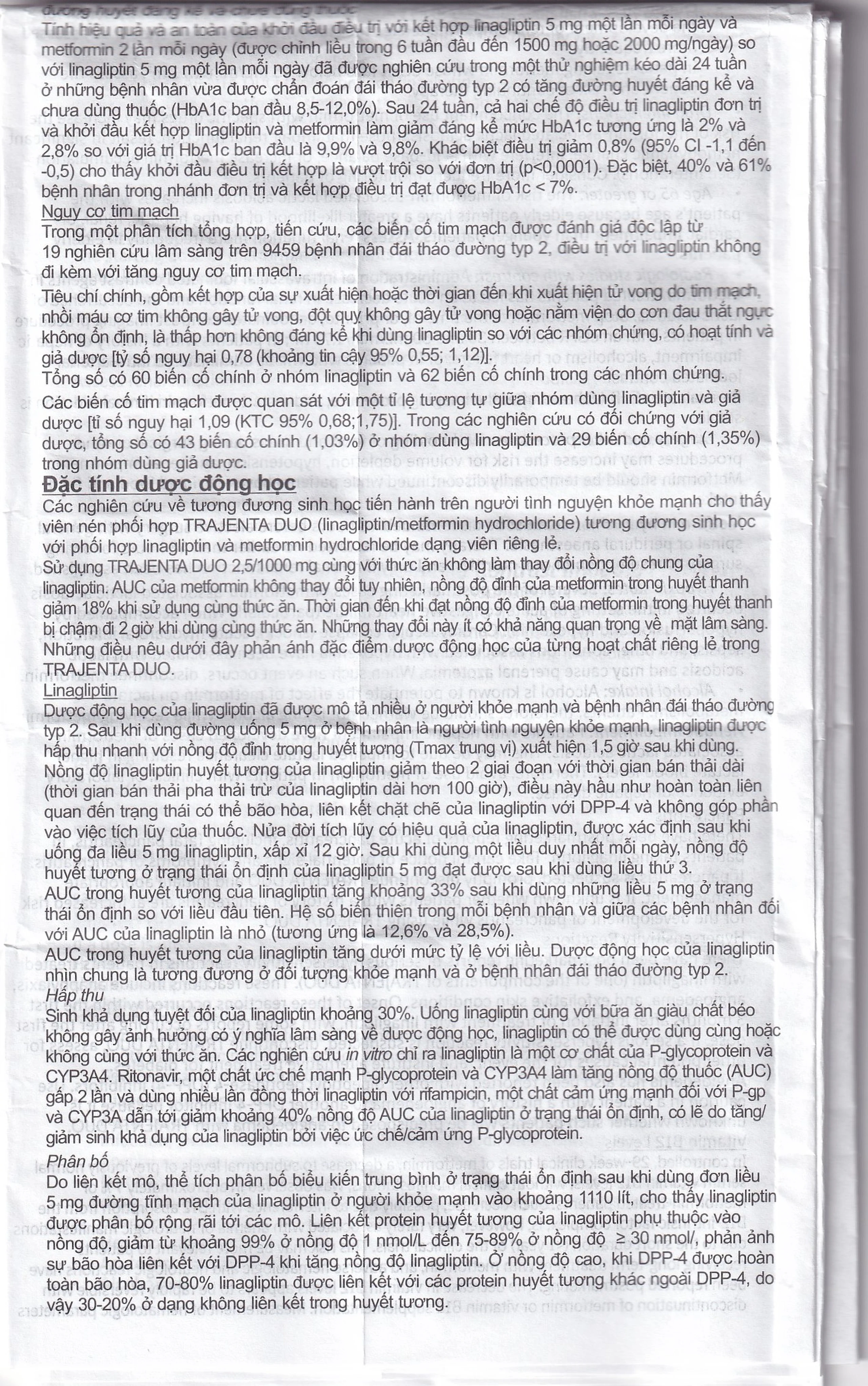 Thuốc Trajenta Duo 2.5mg/850mg Boehringer điều trị đái tháo đường típ 2 (14 viên)